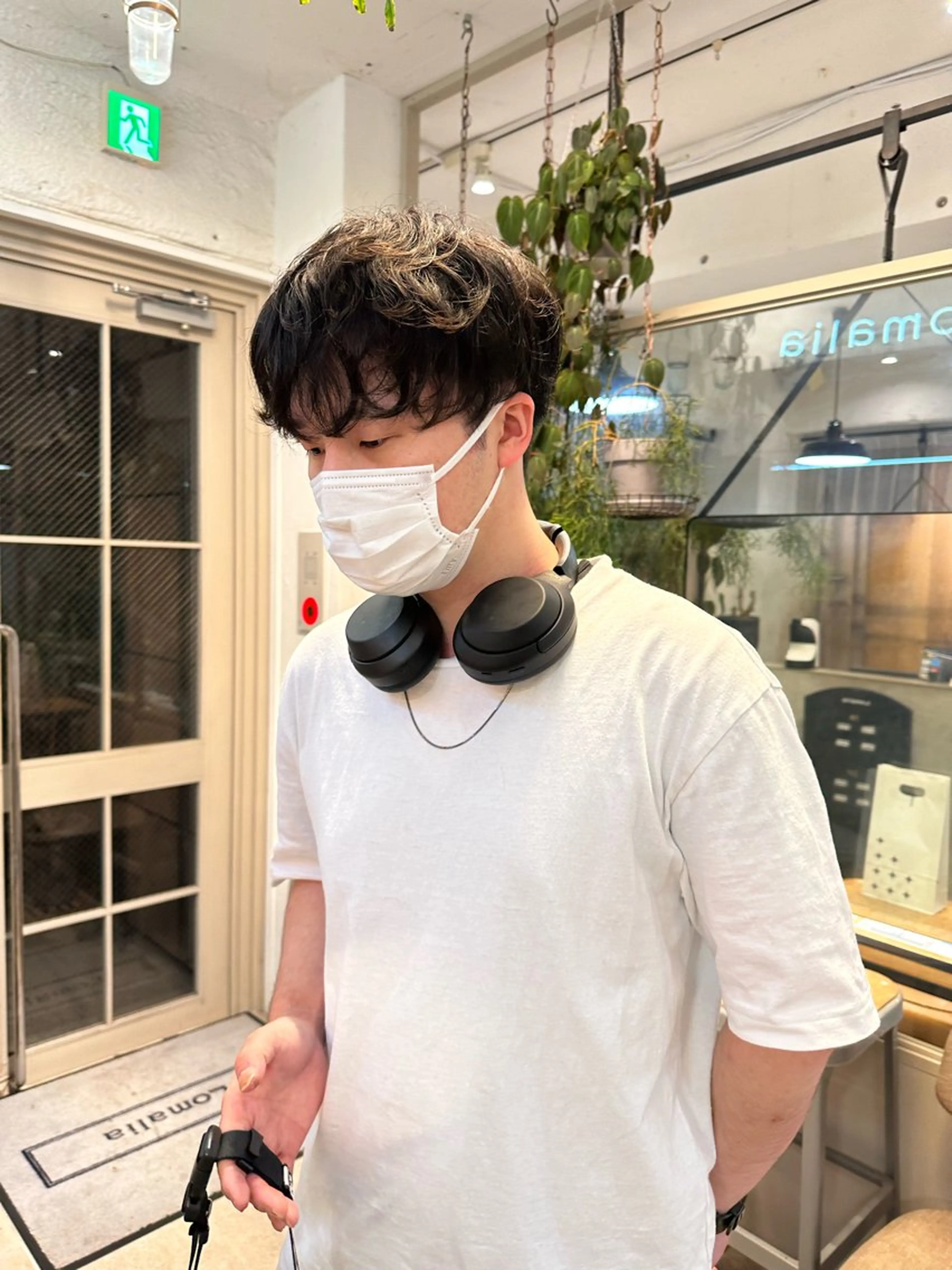 パーマ メンズ REINA☁️透明感 カラー/ぷつっと♡のヘアスタイル