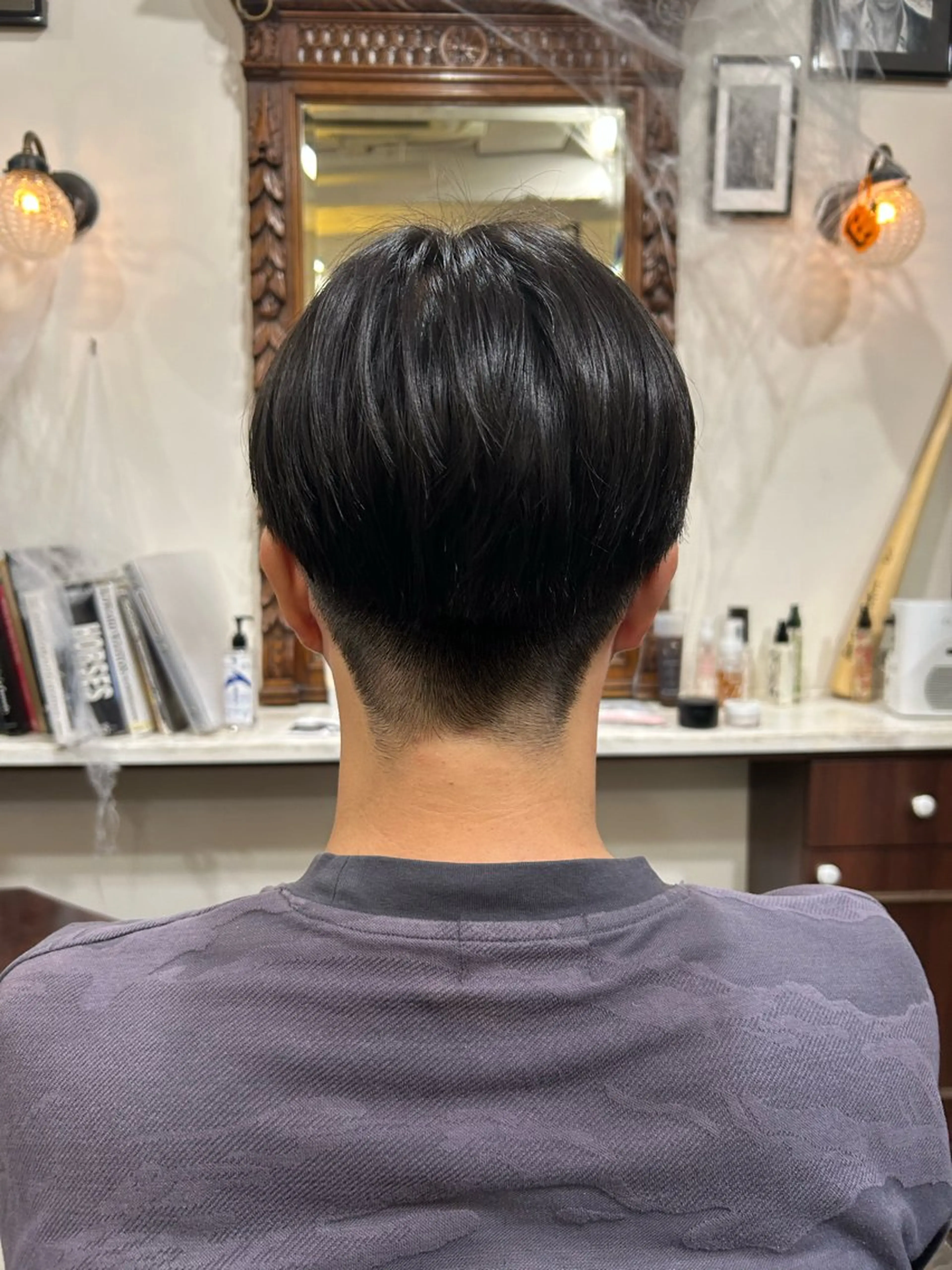 ショート メンズ カット ツヤ髪💫髪質改善 透明感カラー仁平創太のヘアスタイル