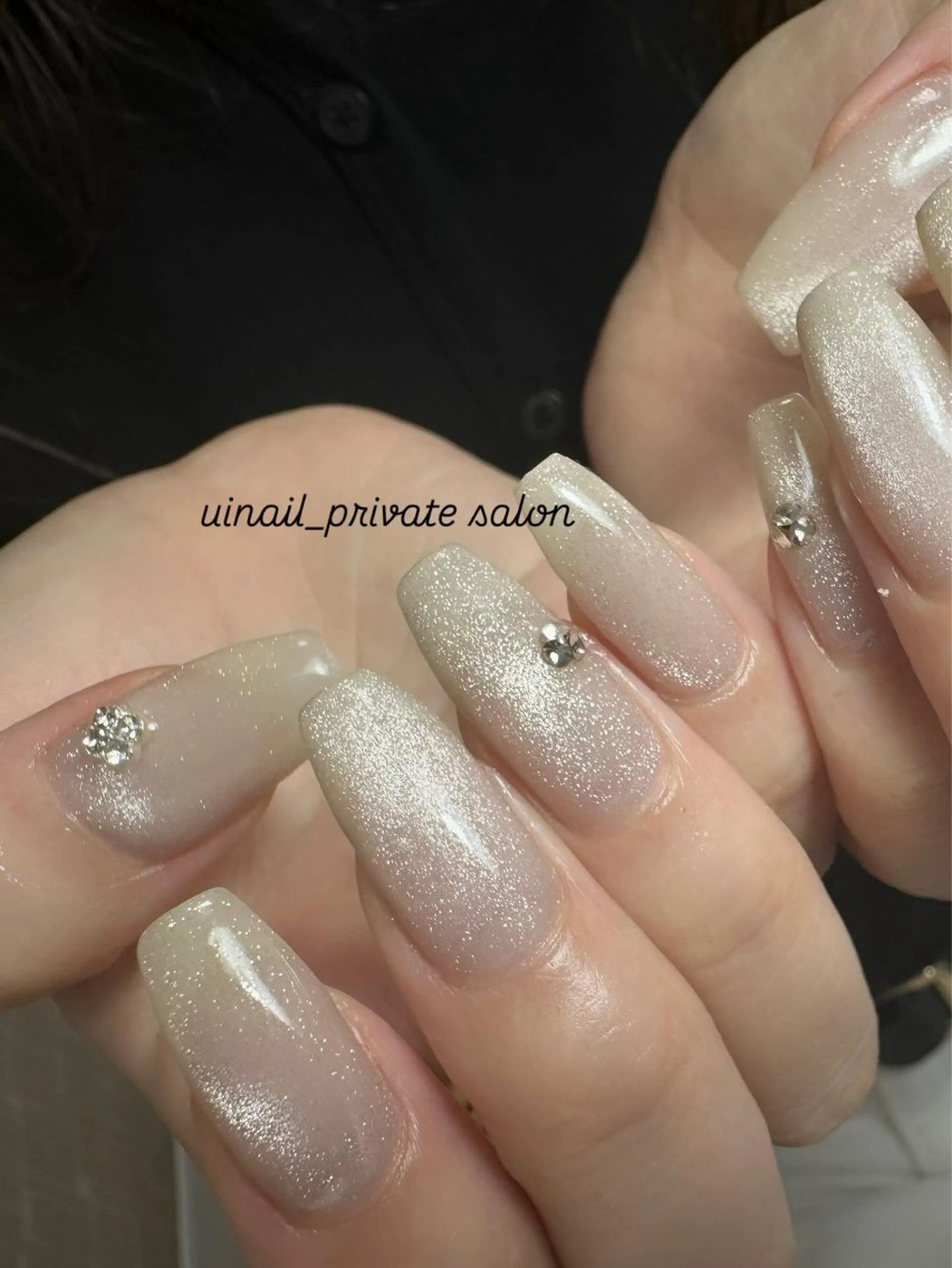 🟡【4月末まで】マグネット/フラッシュラメ（単色塗り）オフケア込¥6,600→¥5,980の写真