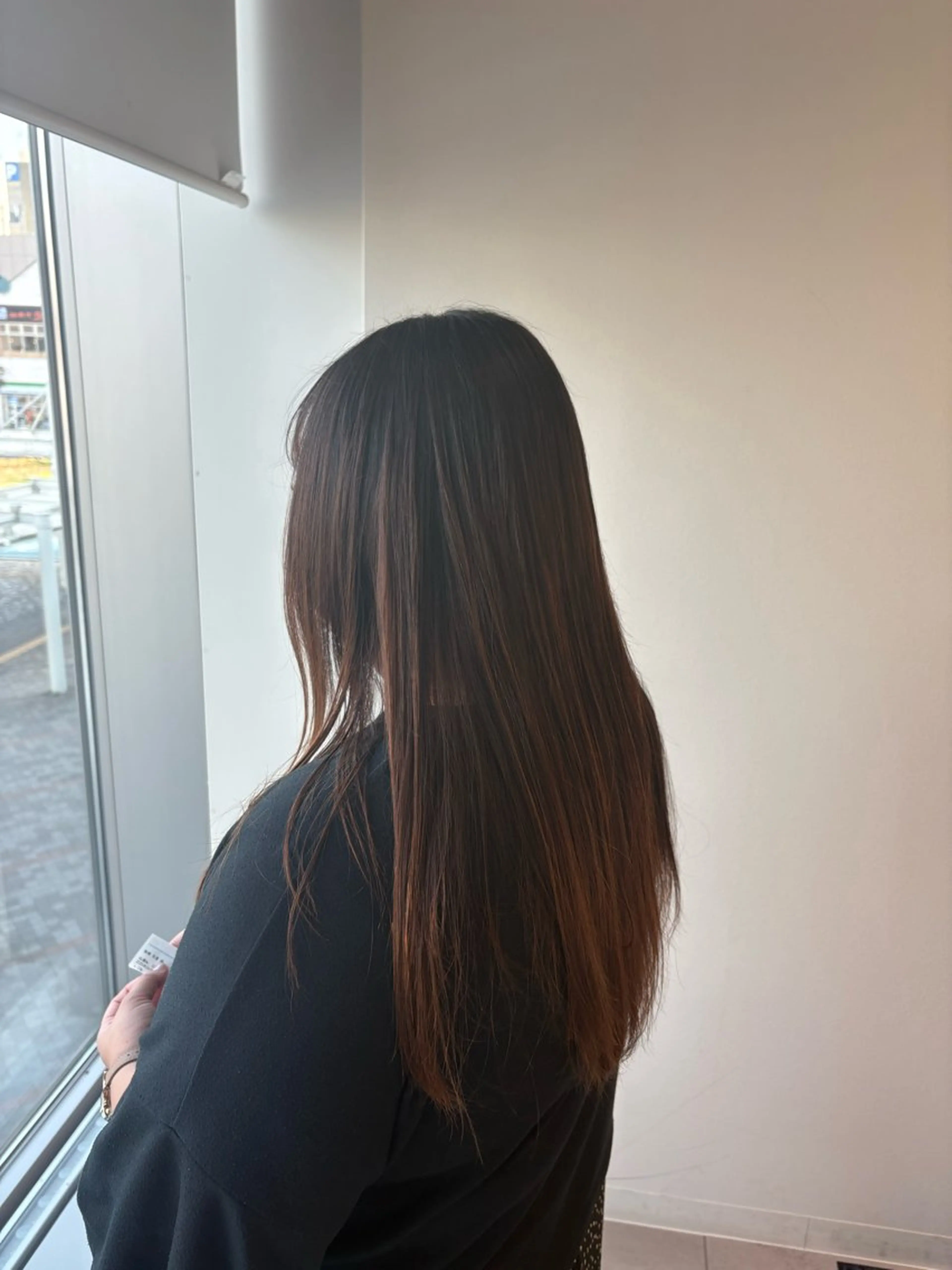 ロング 縮毛矯正 成清 歩生のヘアスタイル