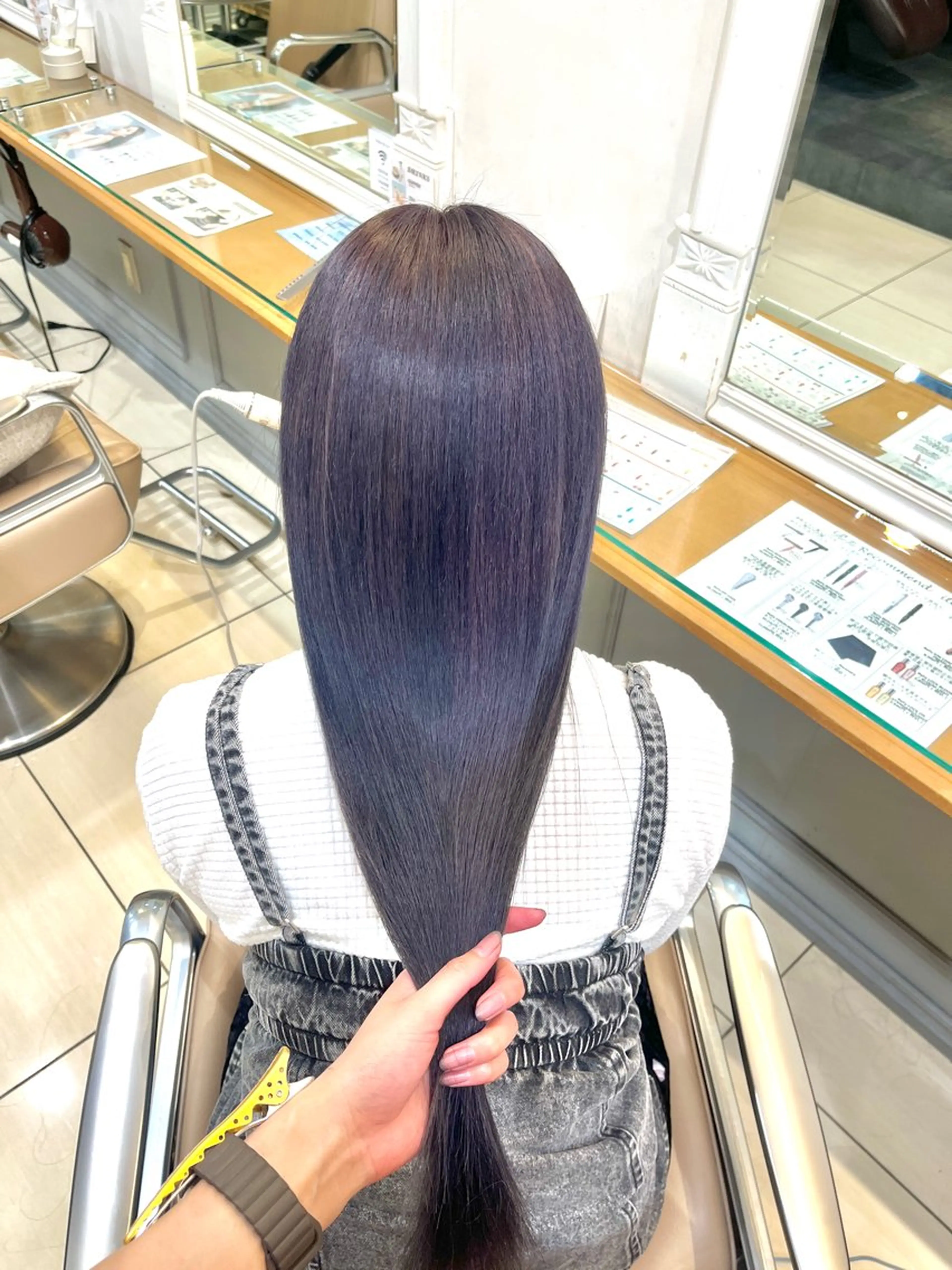 カラー ラベンダーカラー ラベンダーグレー メンズパーマ/ 横浜/佐藤桃香 🦥のヘアスタイル