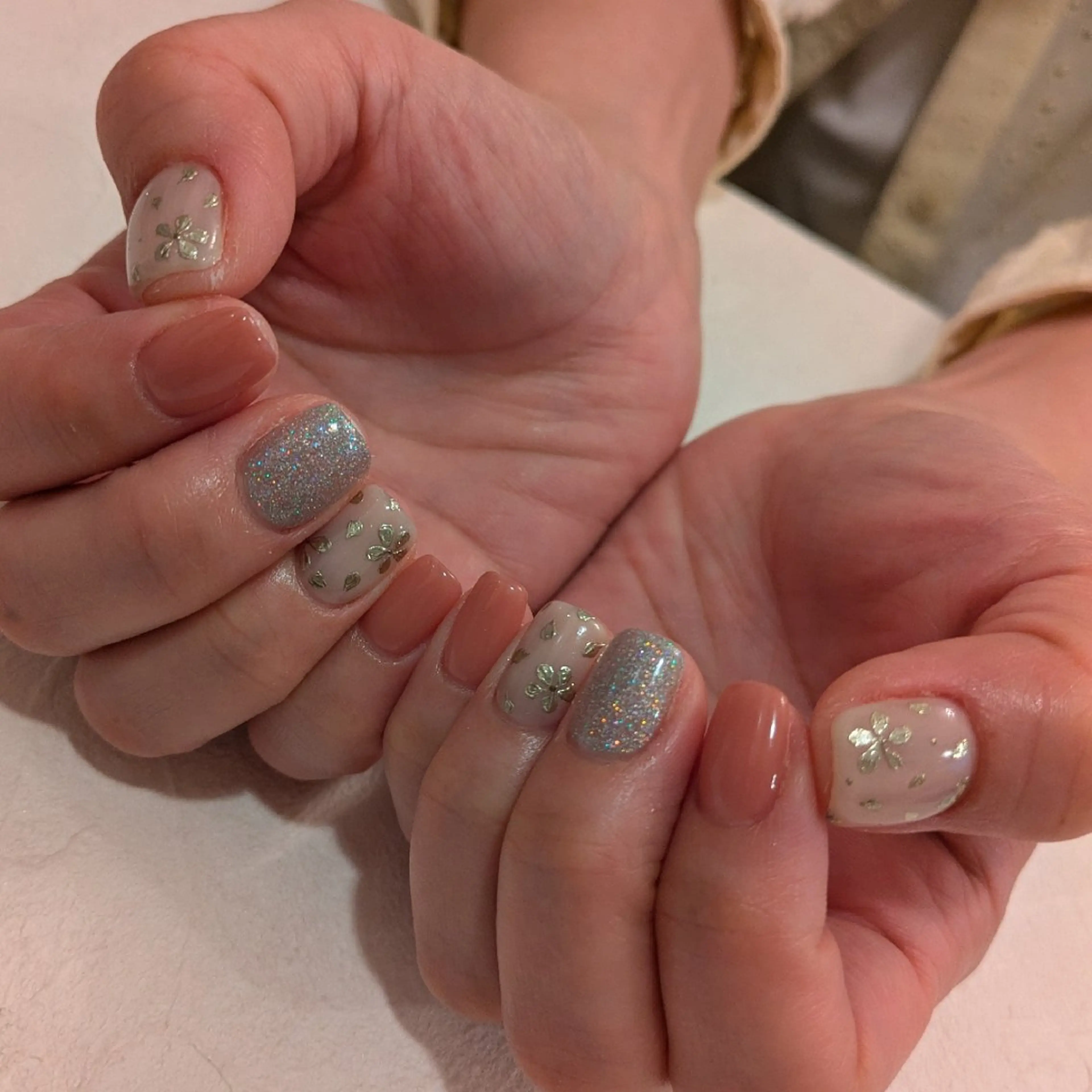 ネイル フラワーネイル ジェヌインネイル 河内のネイルデザイン