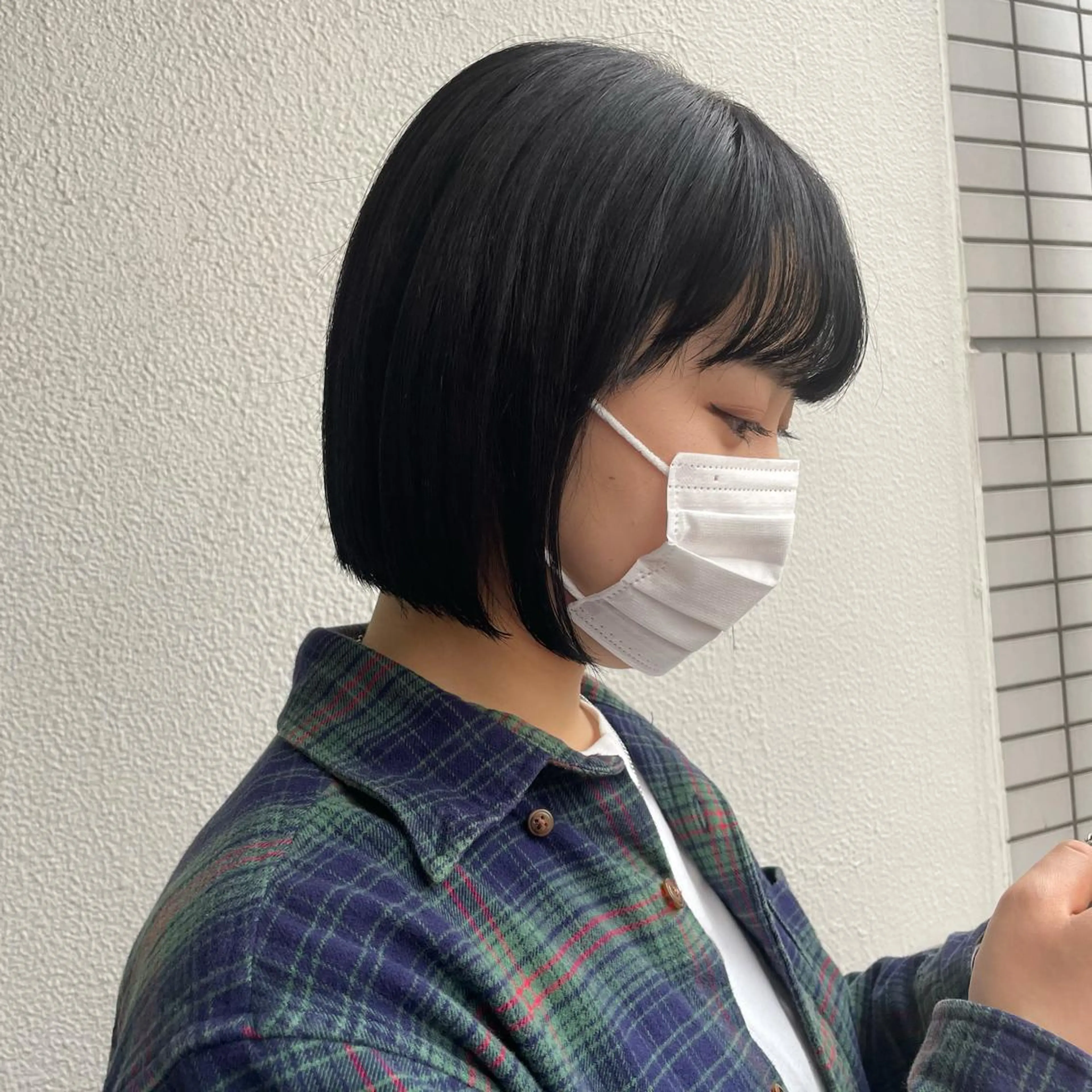 ショート カラー パーマ ヘアアレンジ メンズ キッズ ネイル マツエク・マツパ 透明感カラー・レイヤ ー🎀amika🎀のヘアスタイル