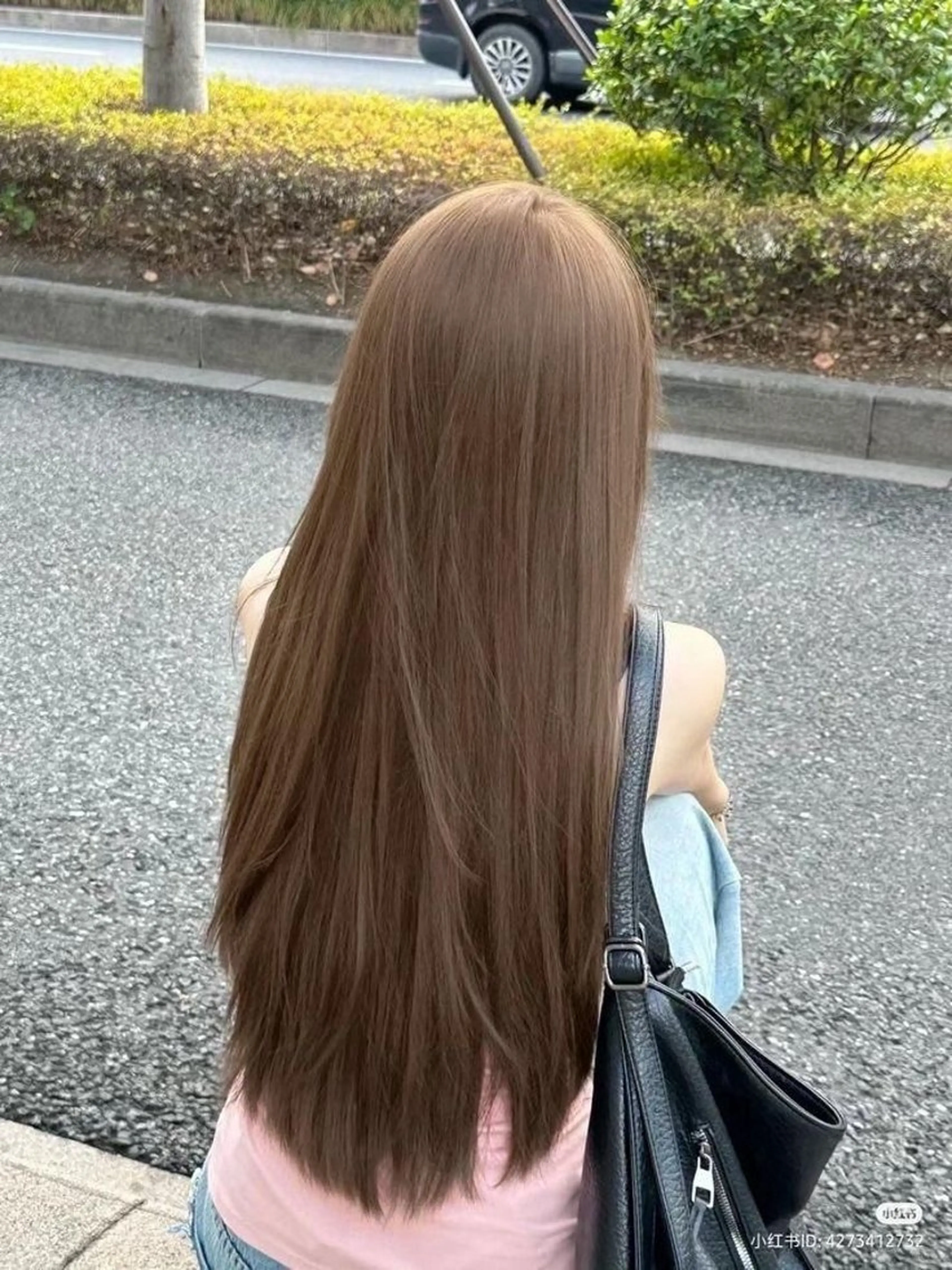 カラー ヘアカラー トリートメント ヘッドスパ ヘアセット 🥯縮毛/レイヤー/ ベージュヘア🥯のヘアスタイル