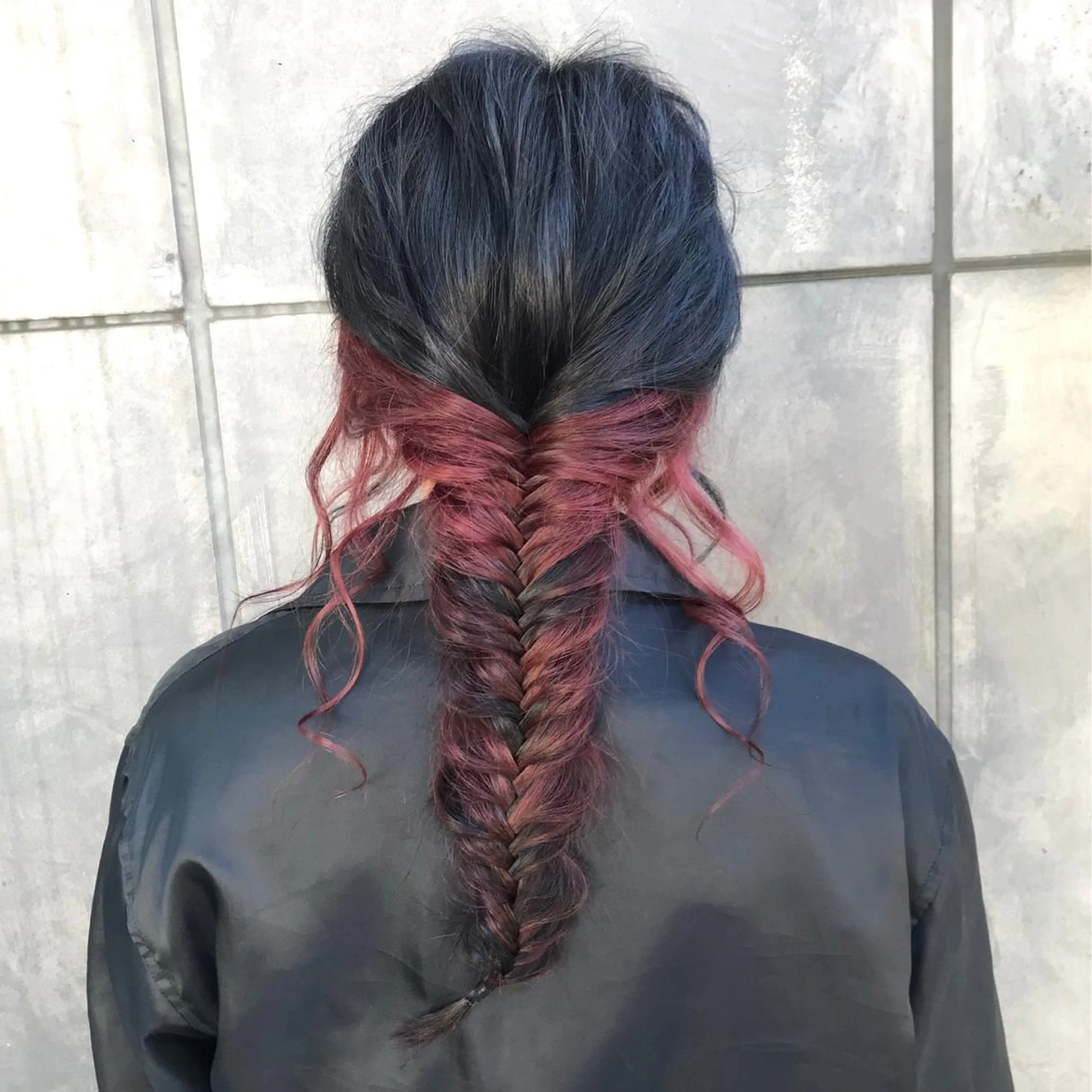 カラー ヘアアレンジ ブリーチ ピンクカラー シースルーバング オルチャンヘア K-POP好き美容師 🇰🇷Kai.Yのヘアスタイル