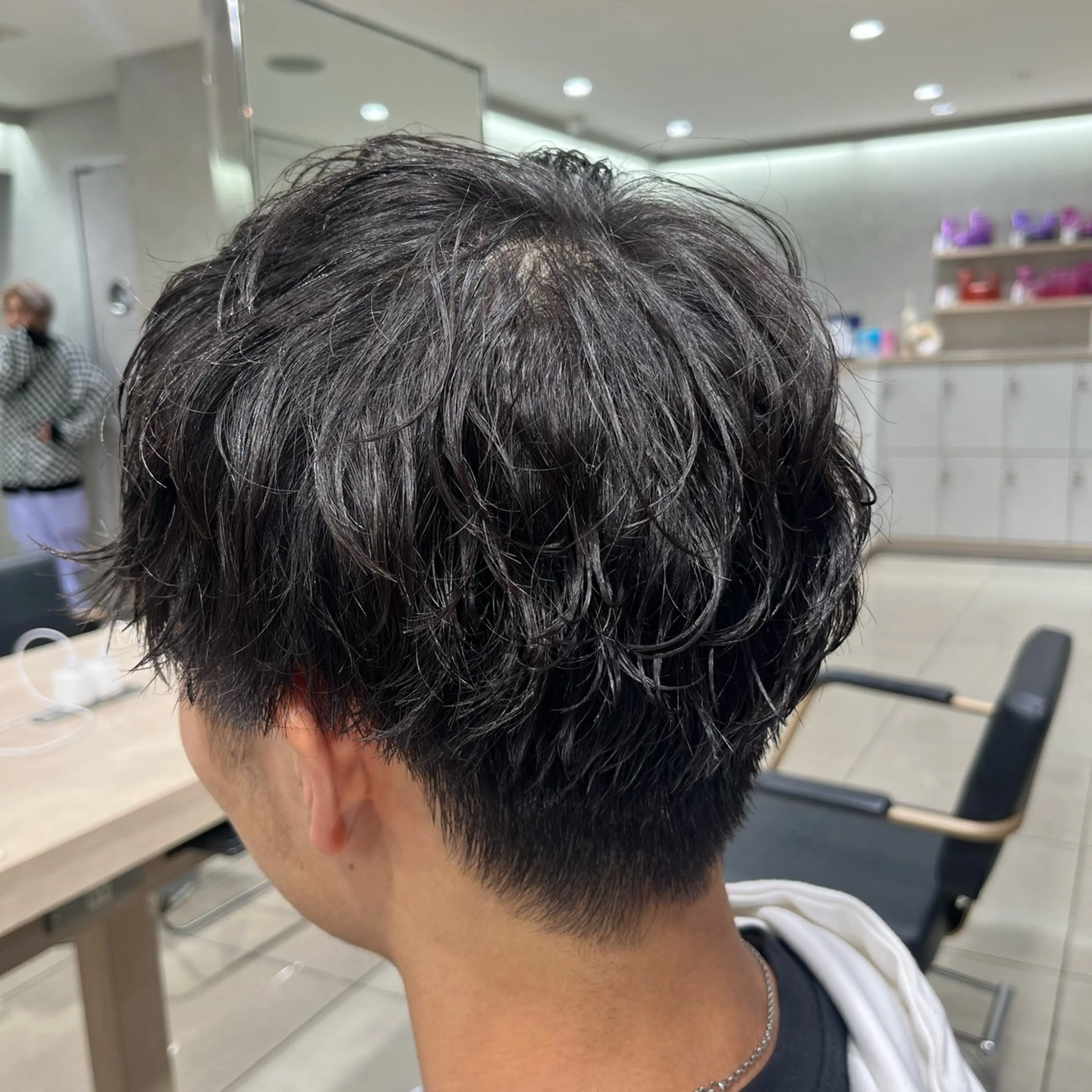 ショート パーマ カット パーマ トリートメント 巖本 真希のヘアスタイル