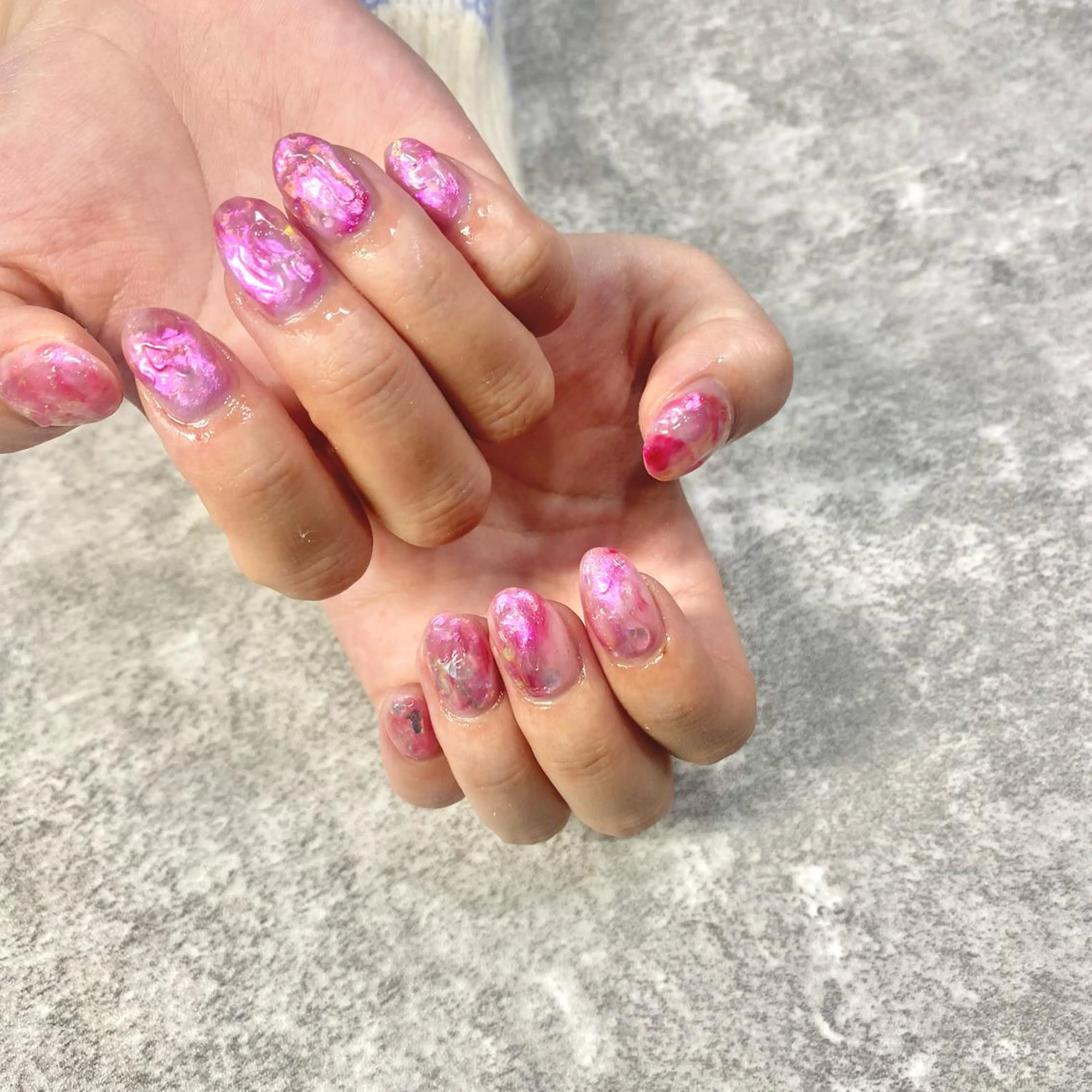 ネイル オーロラネイル ハンドネイル ★Rinail... .のネイルデザイン