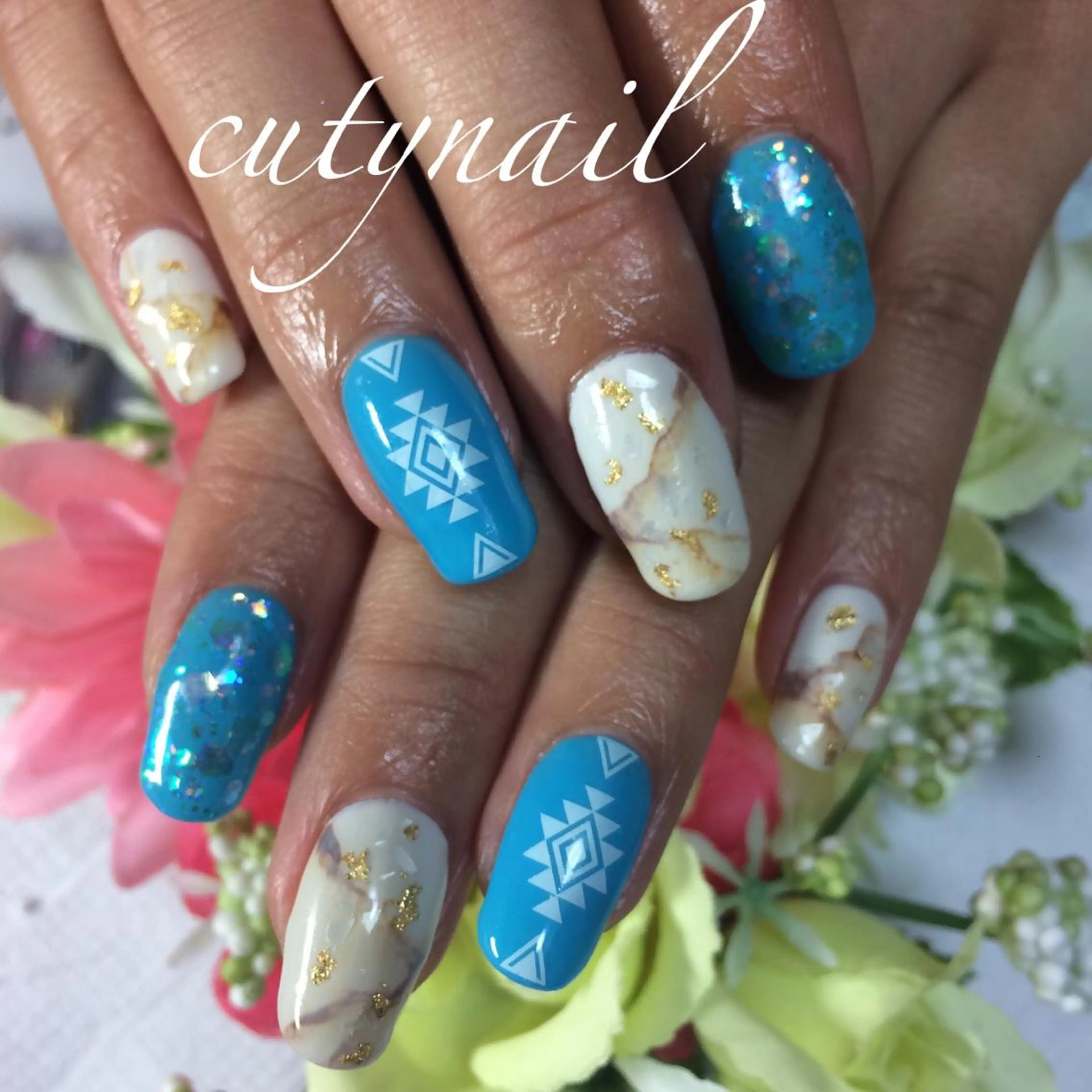 ネイル ラメ(グリッター) cuty nailのネイルデザイン