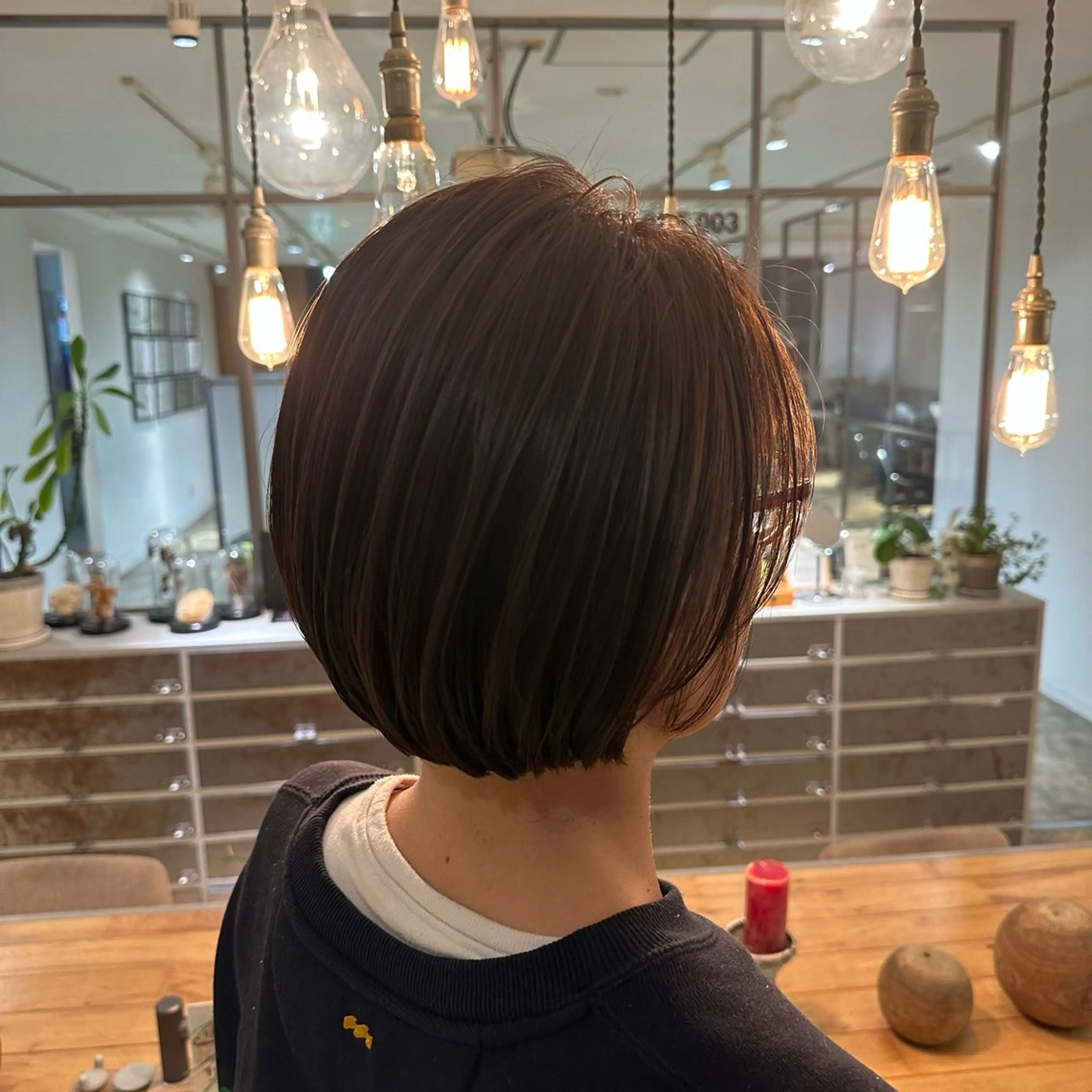 ショート カラー ヘアアレンジ みなみ/韓国ボブ/ 韓国レイヤーのヘアスタイル