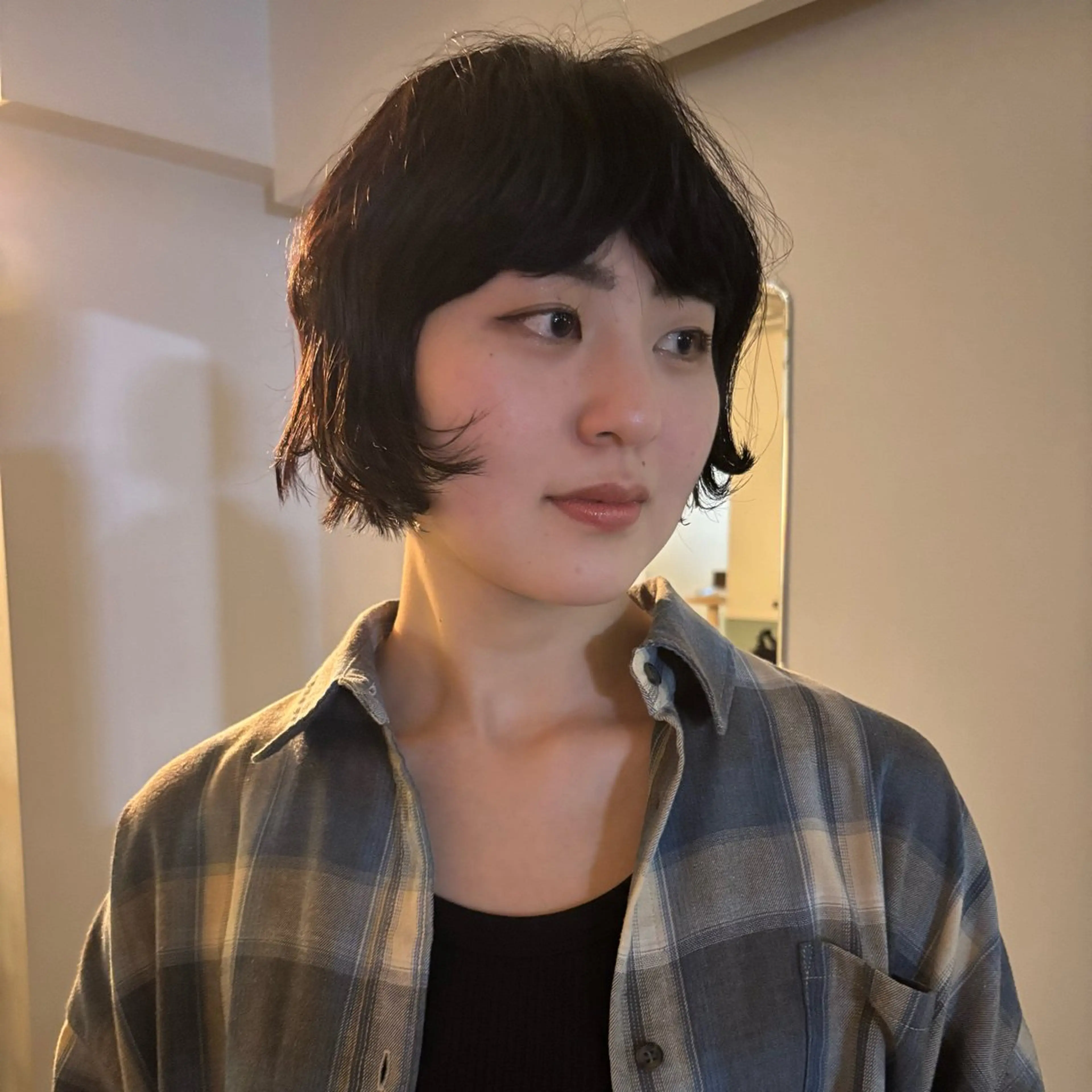 ショート カット ヘアカラー ラフパーマ/ボブ/ 似合わせヘア/ショウのヘアスタイル