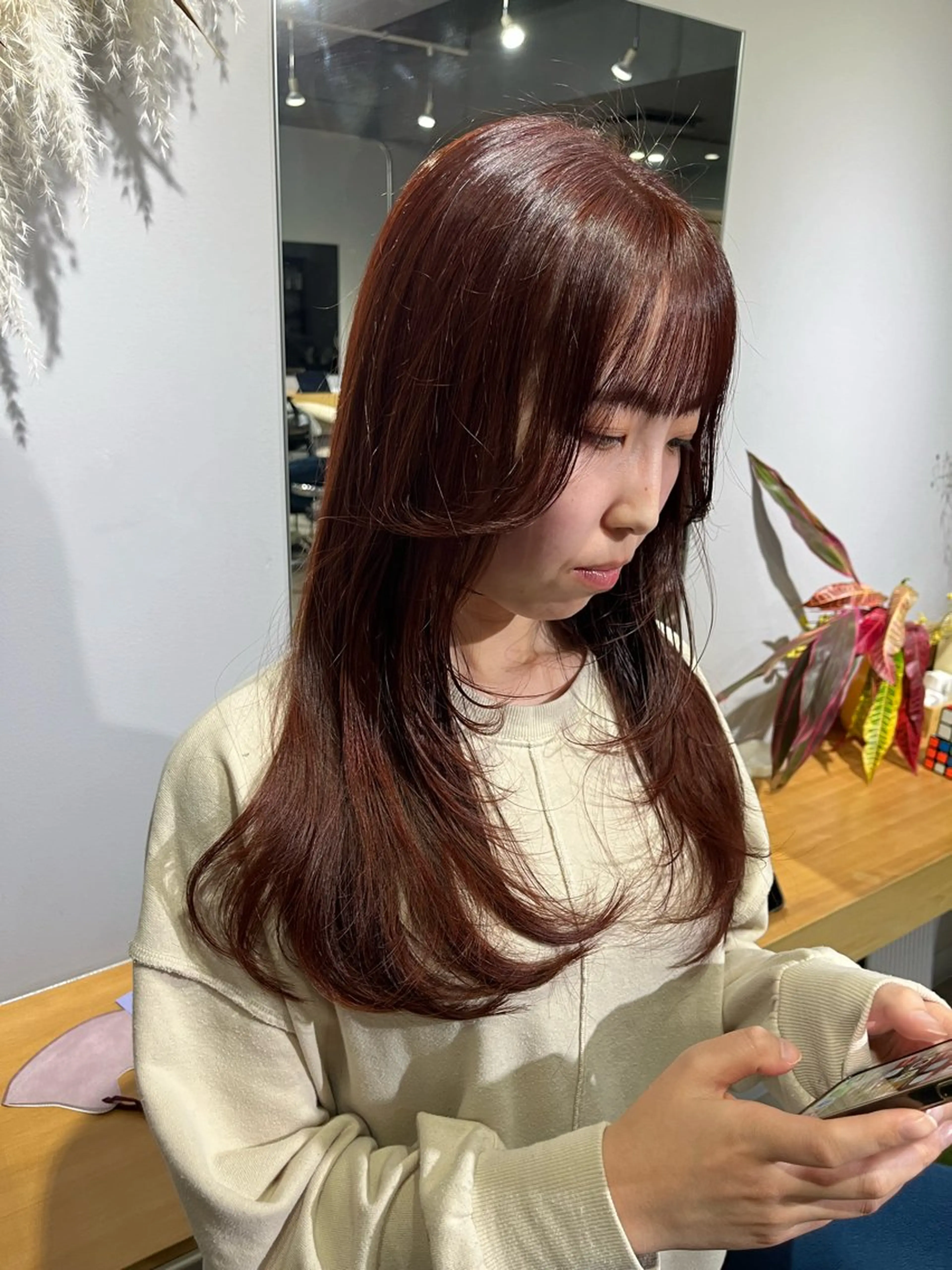 ロング カラー カット ヘアカラー トリートメント 透明感ハイトーン🦄 キラ🌈のヘアスタイル