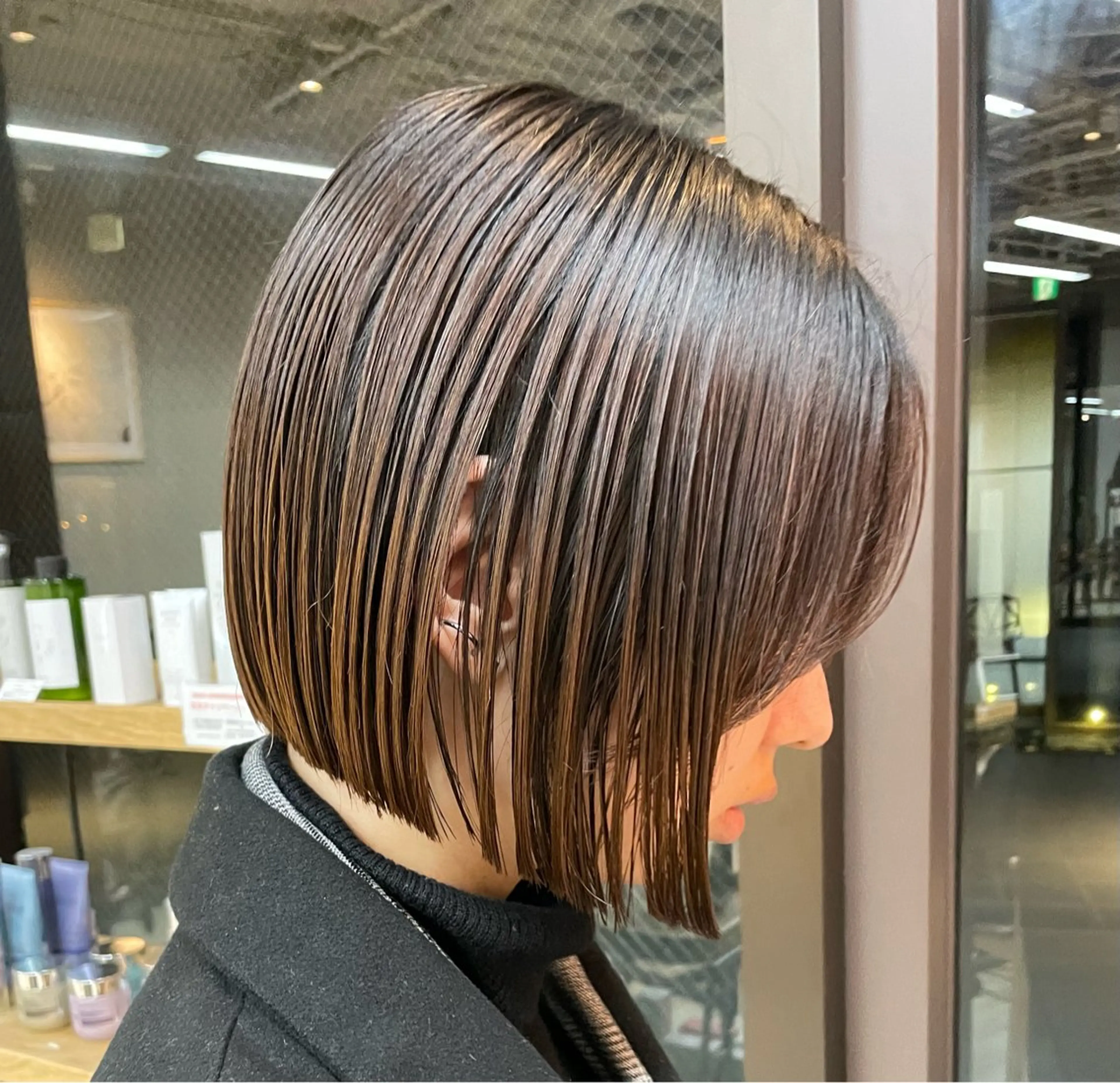 ショート ボブ カット トリートメント ボブ/ショート /パーマ/shinのヘアスタイル