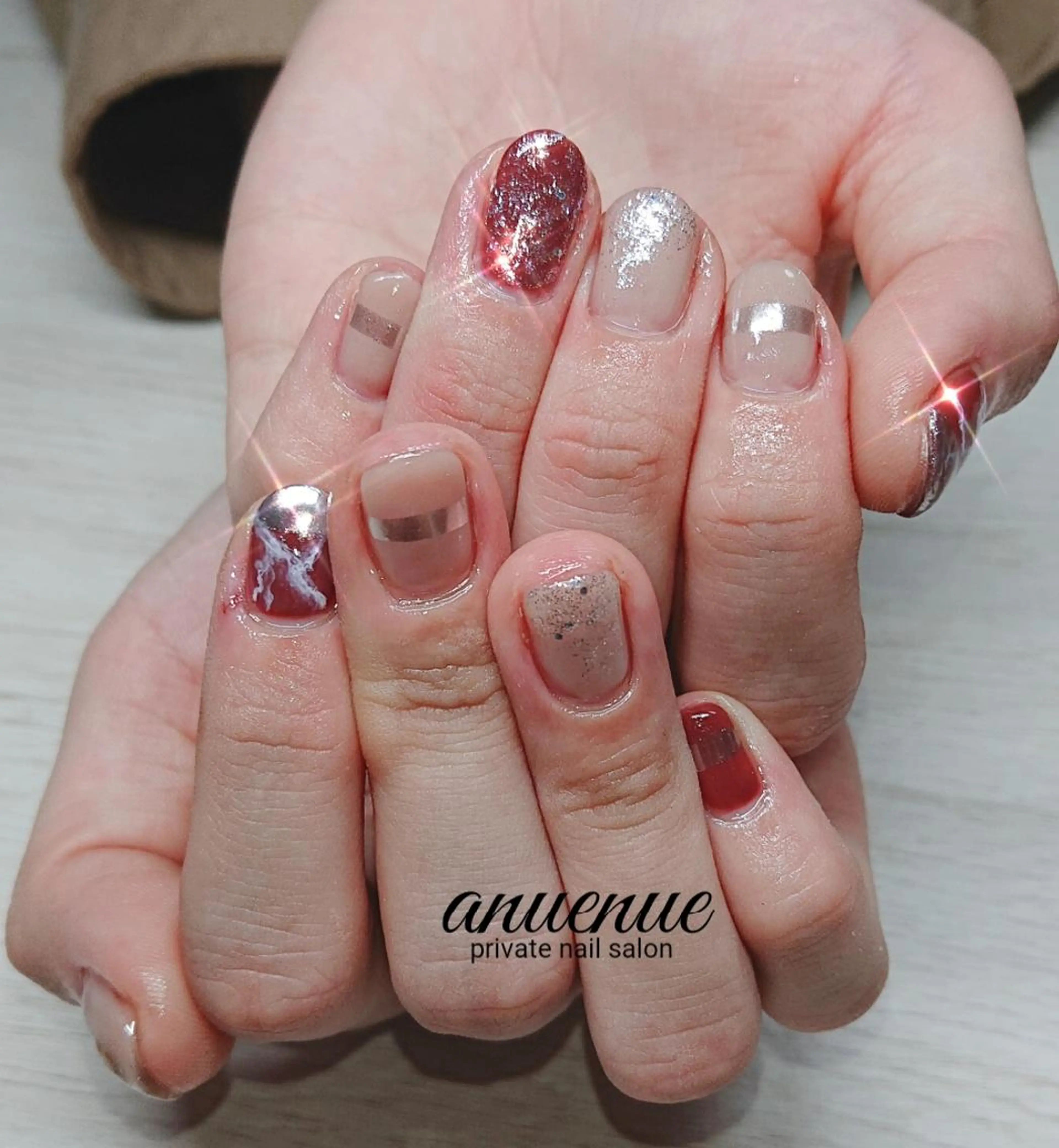 ネイル ハンドネイル ハンドケア anuenu eのネイルデザイン