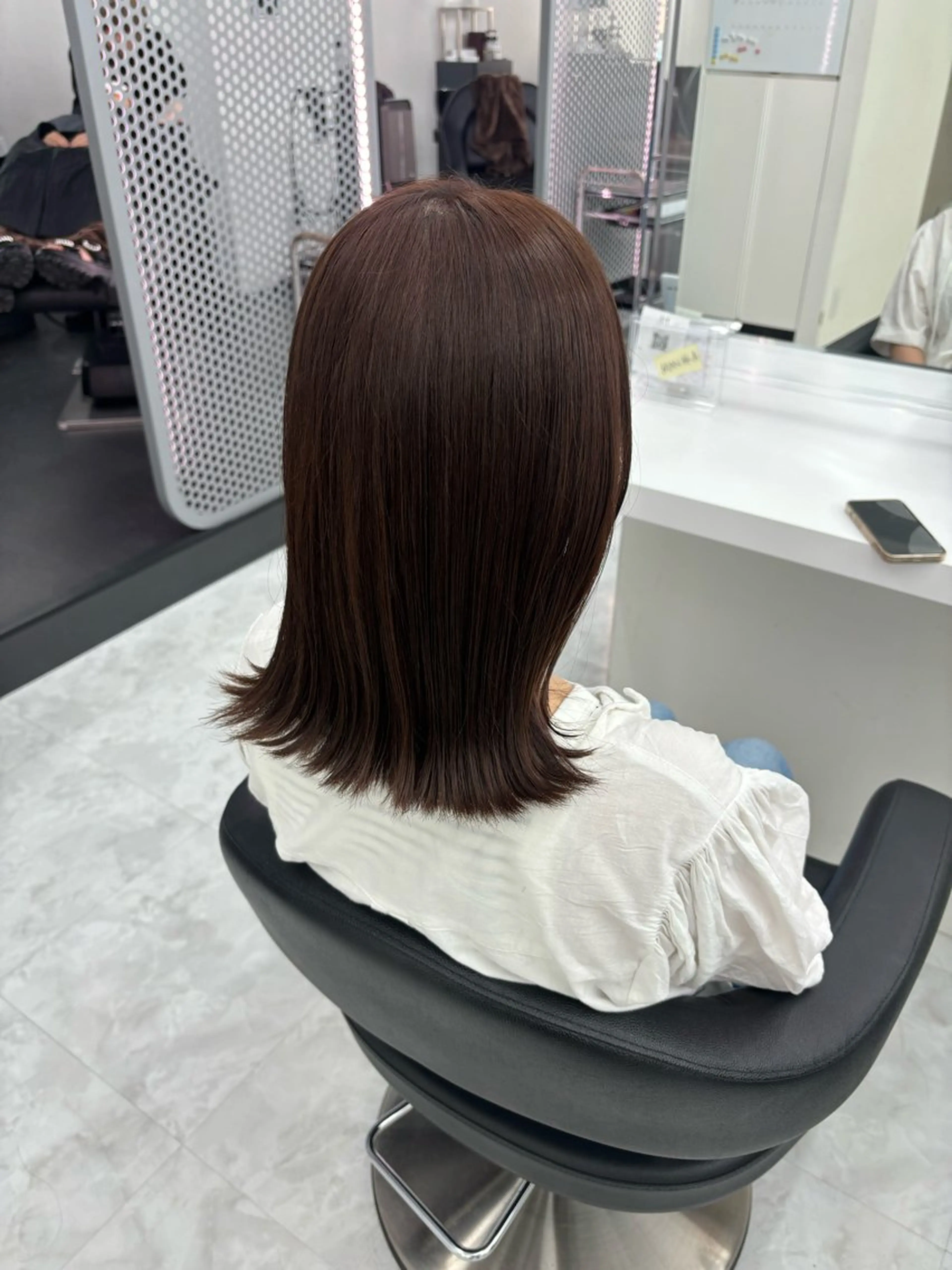 ロング まろっと艶感ブラウン ベージュ🤍まなかのヘアスタイル