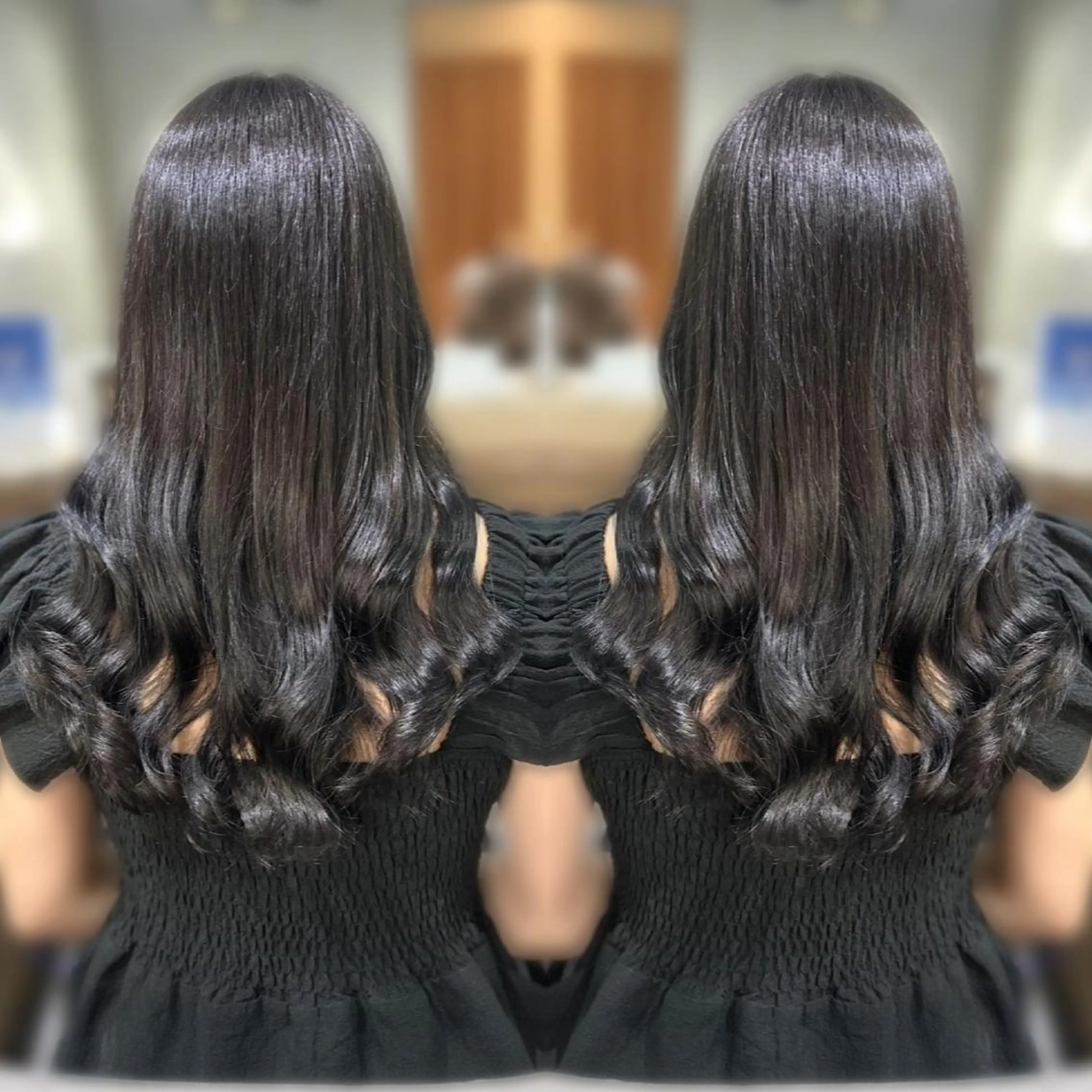 【モデル】ヘアカラー　2000円の写真