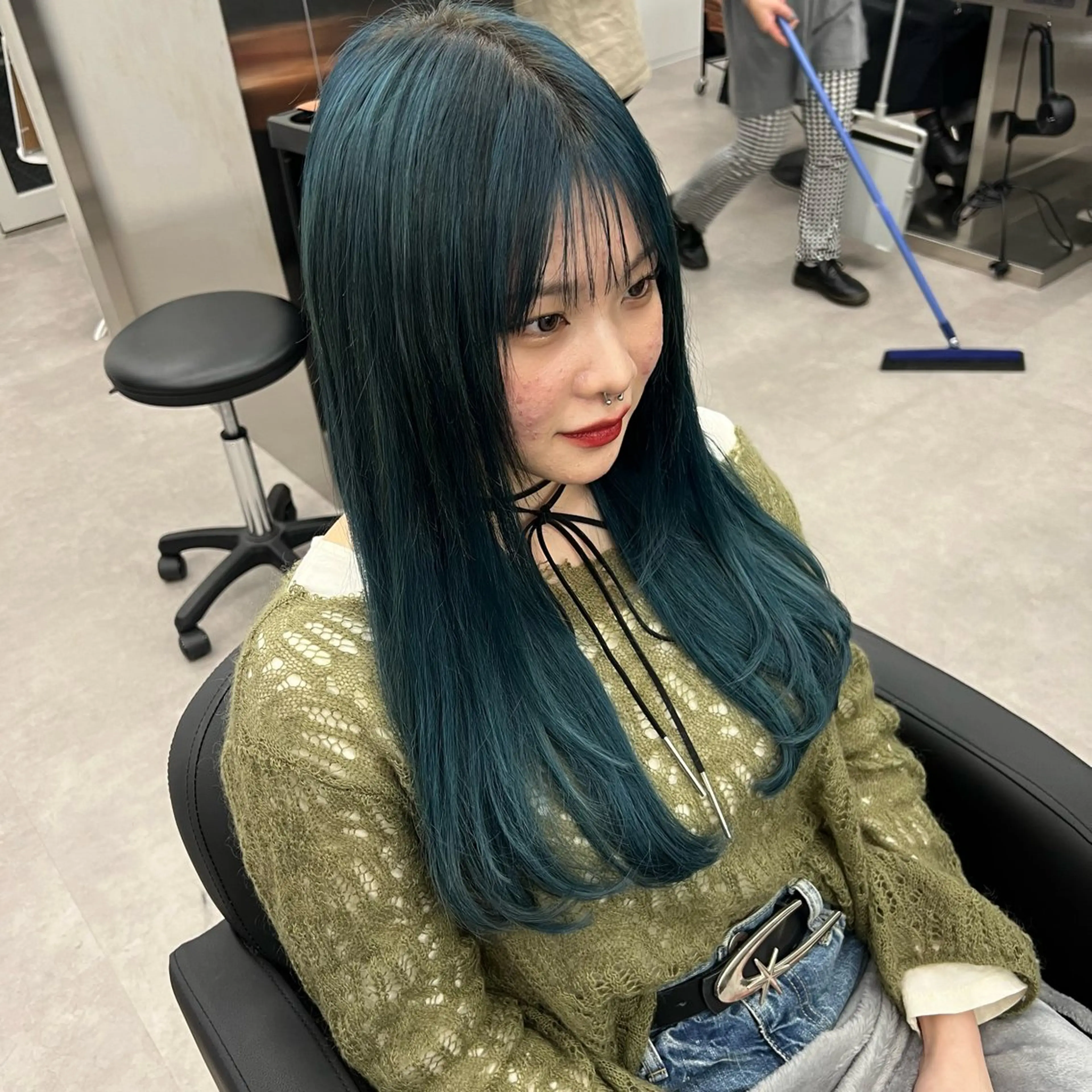 ロング カラー エクステ カット ヘアカラー エクステ 艶髪/シールエクステ 🌻ノゾミ🌻のヘアスタイル