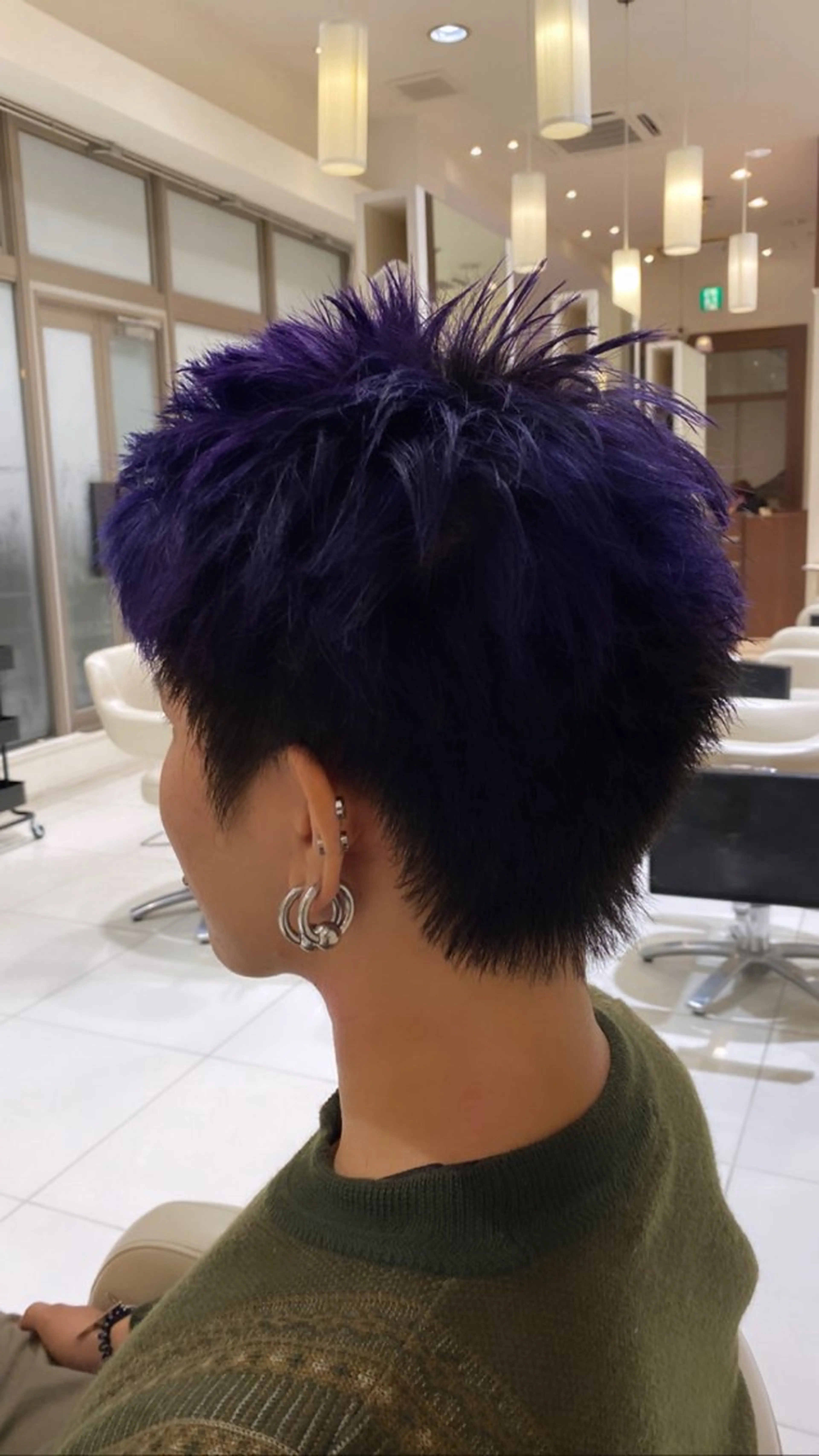 メンズ スパイキーショート メンズパーマ特化 福岡正真のヘアスタイル