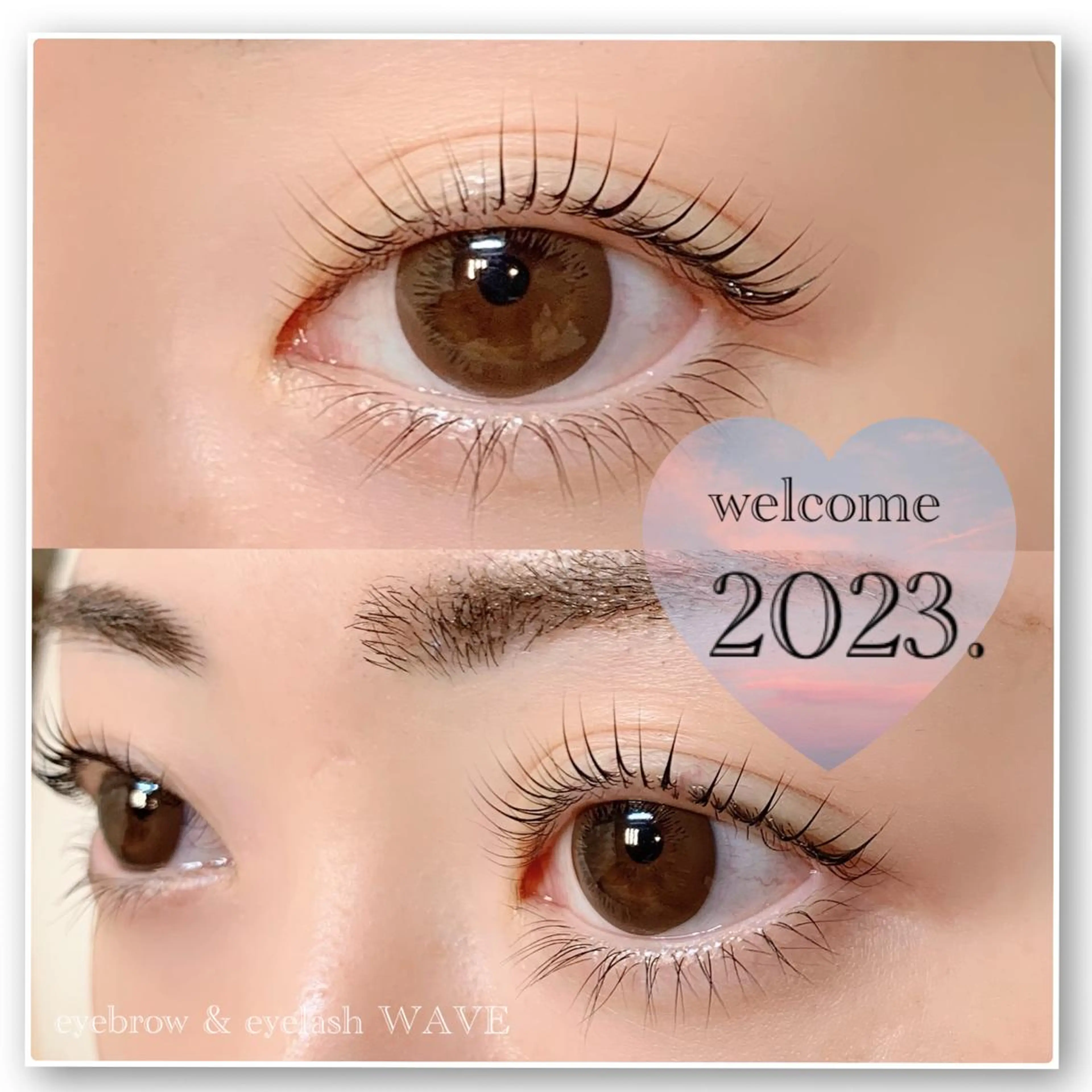 マツエク・マツパ brow&lash WAVEのマツエク・マツパデザイン