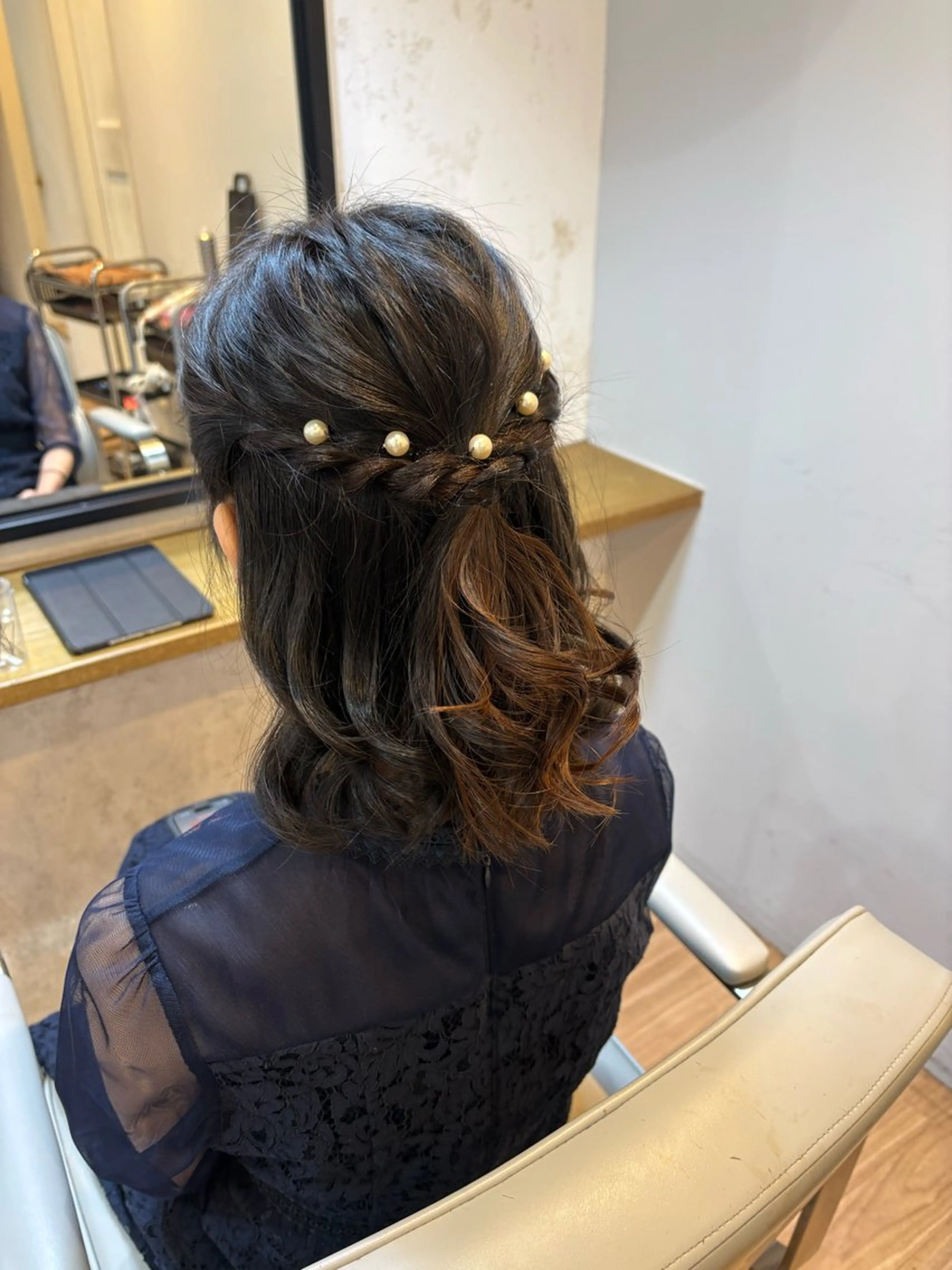 ヘアアレンジ ヘアセット 韓国ヘアー🇰🇷 MIWAのヘアスタイル