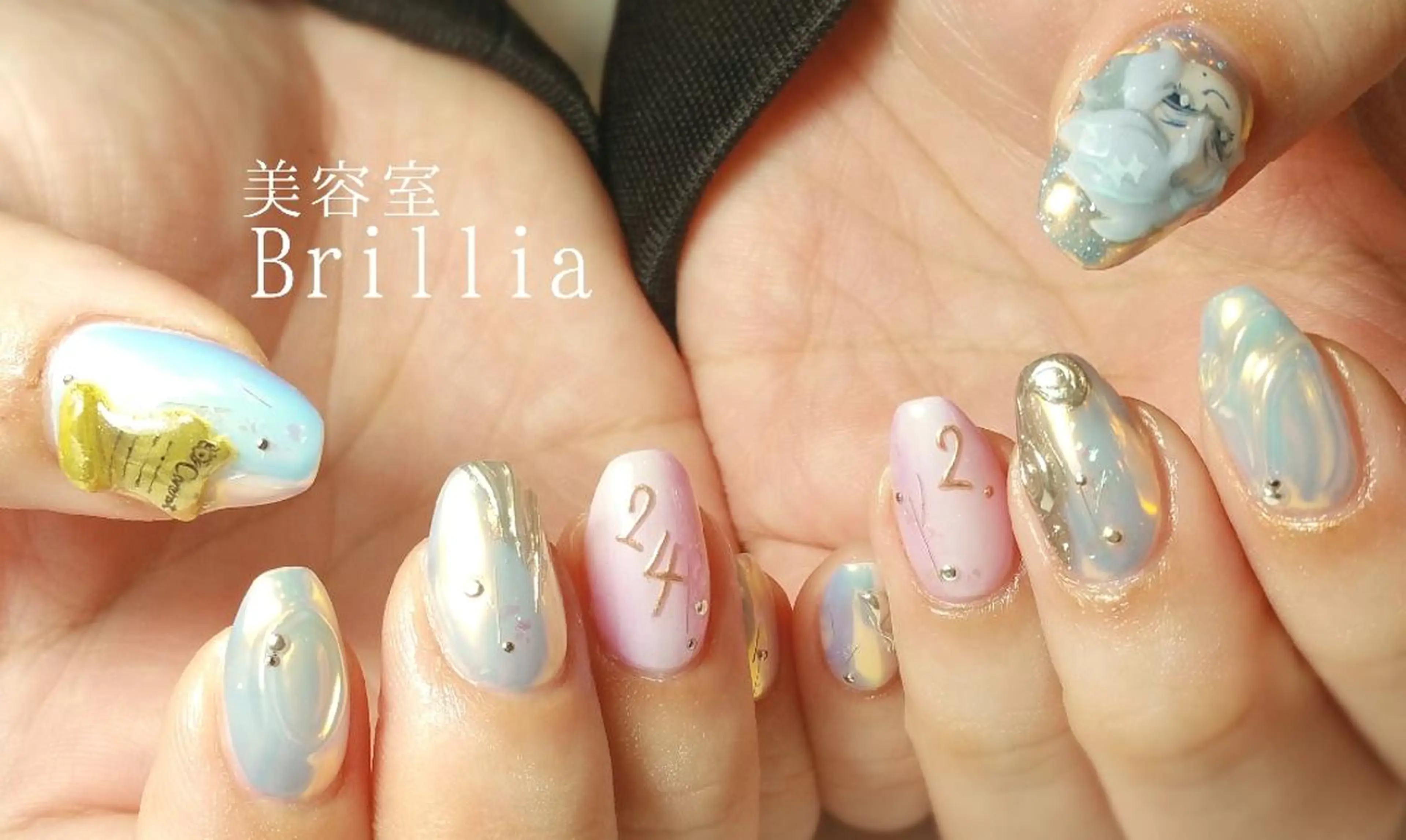 ネイル アートネイル ハンドネイル 柴田 彩のネイルデザイン