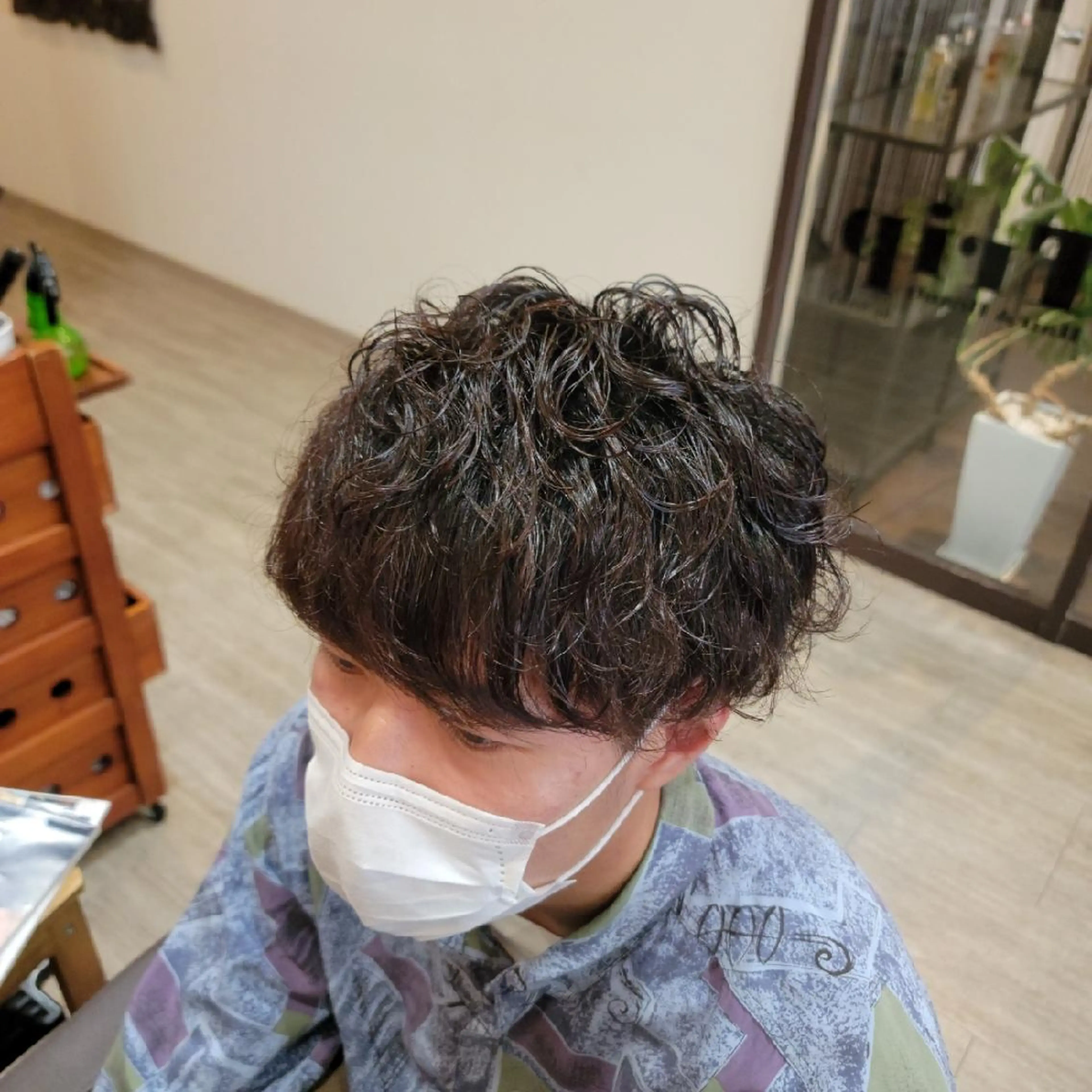 メンズ メンズパーマ カット パーマ トリートメント 山田 周のヘアスタイル