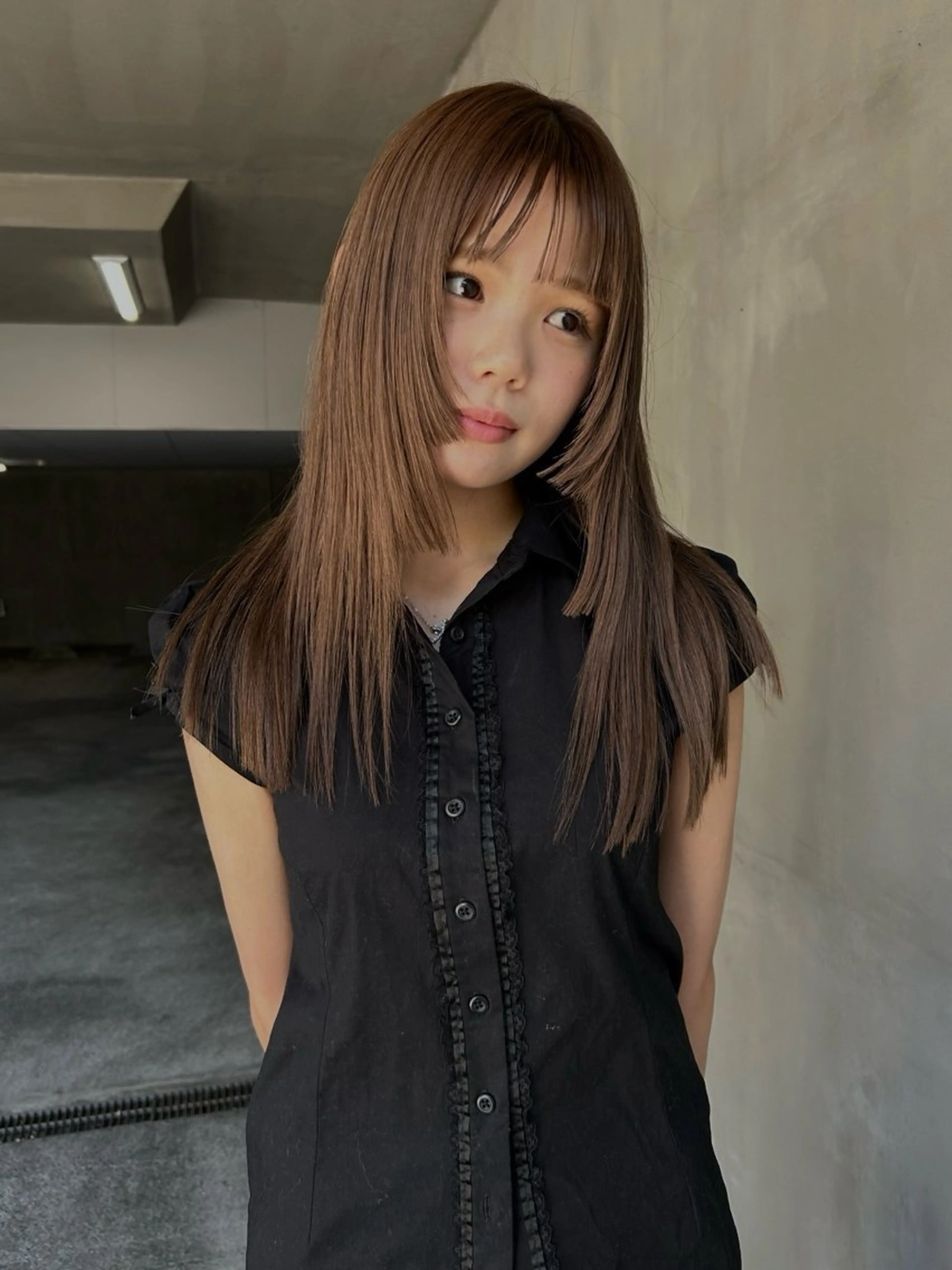 ロング カラー ヘアカラー niina suzukiのヘアスタイル