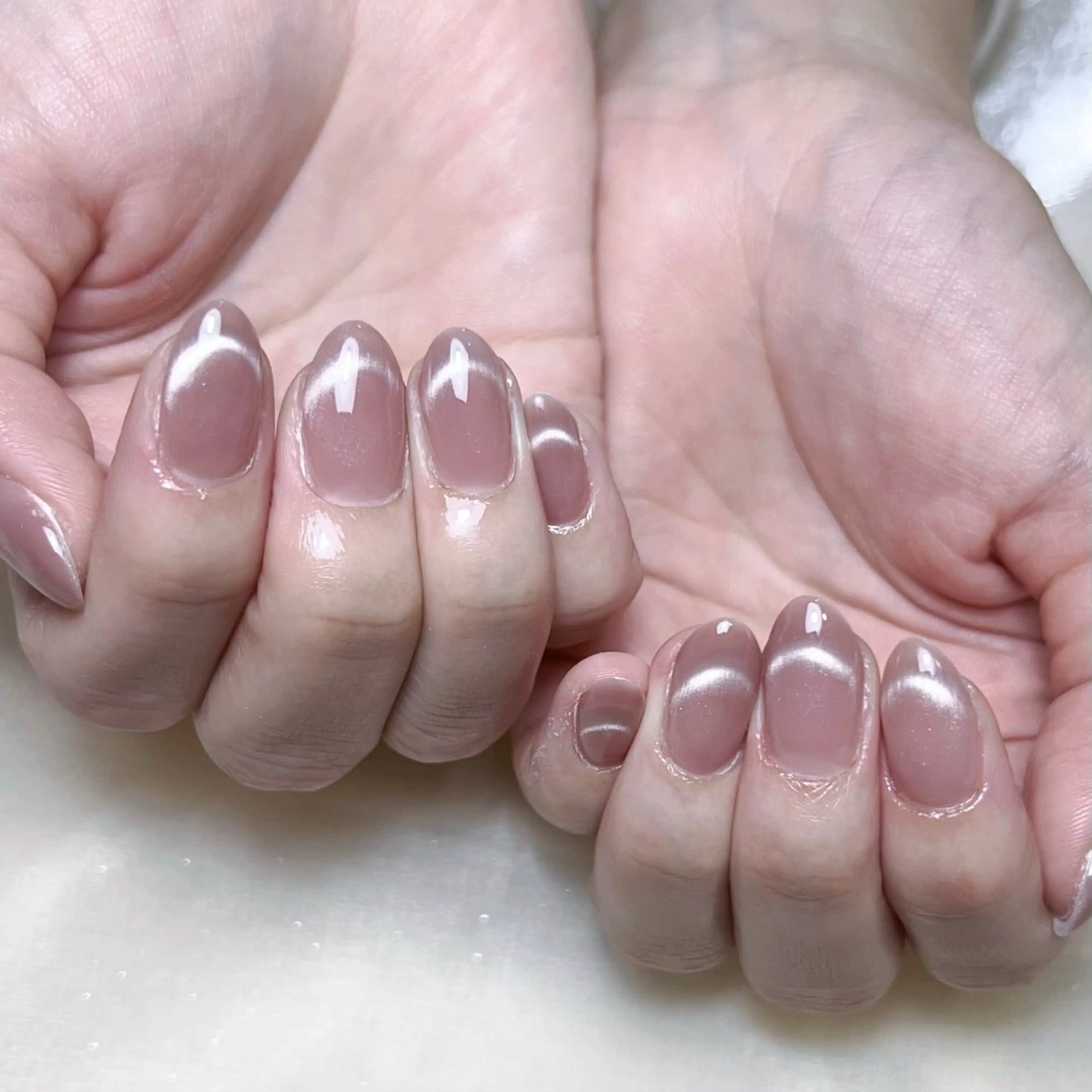 メンズ ネイル メンズ韓国風 アートネイル オーロラネイル ガーリー キラキラネイル ハンドネイル Nail salon 木にいるのネイルデザイン