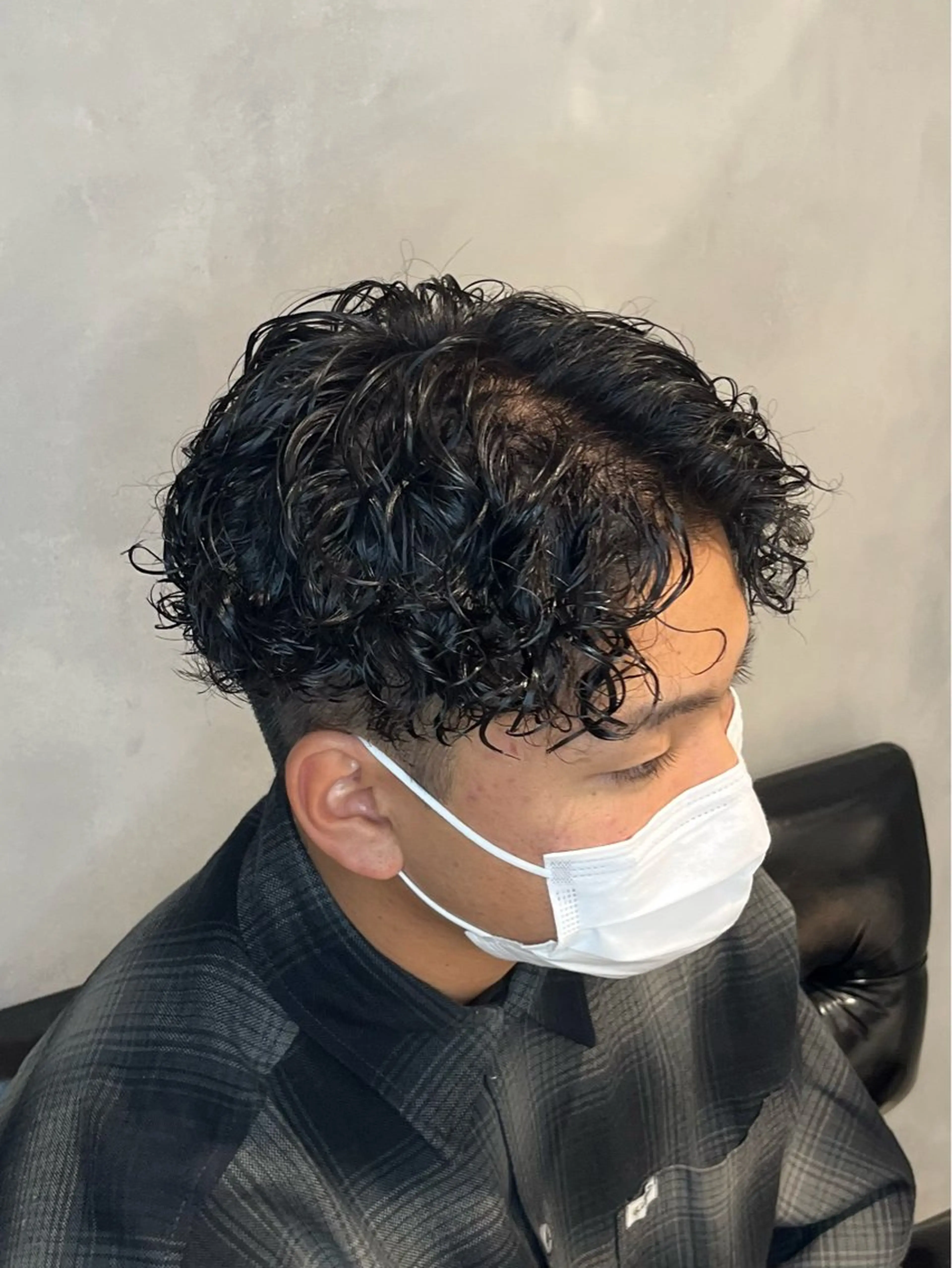 メンズカット＋パーマの写真