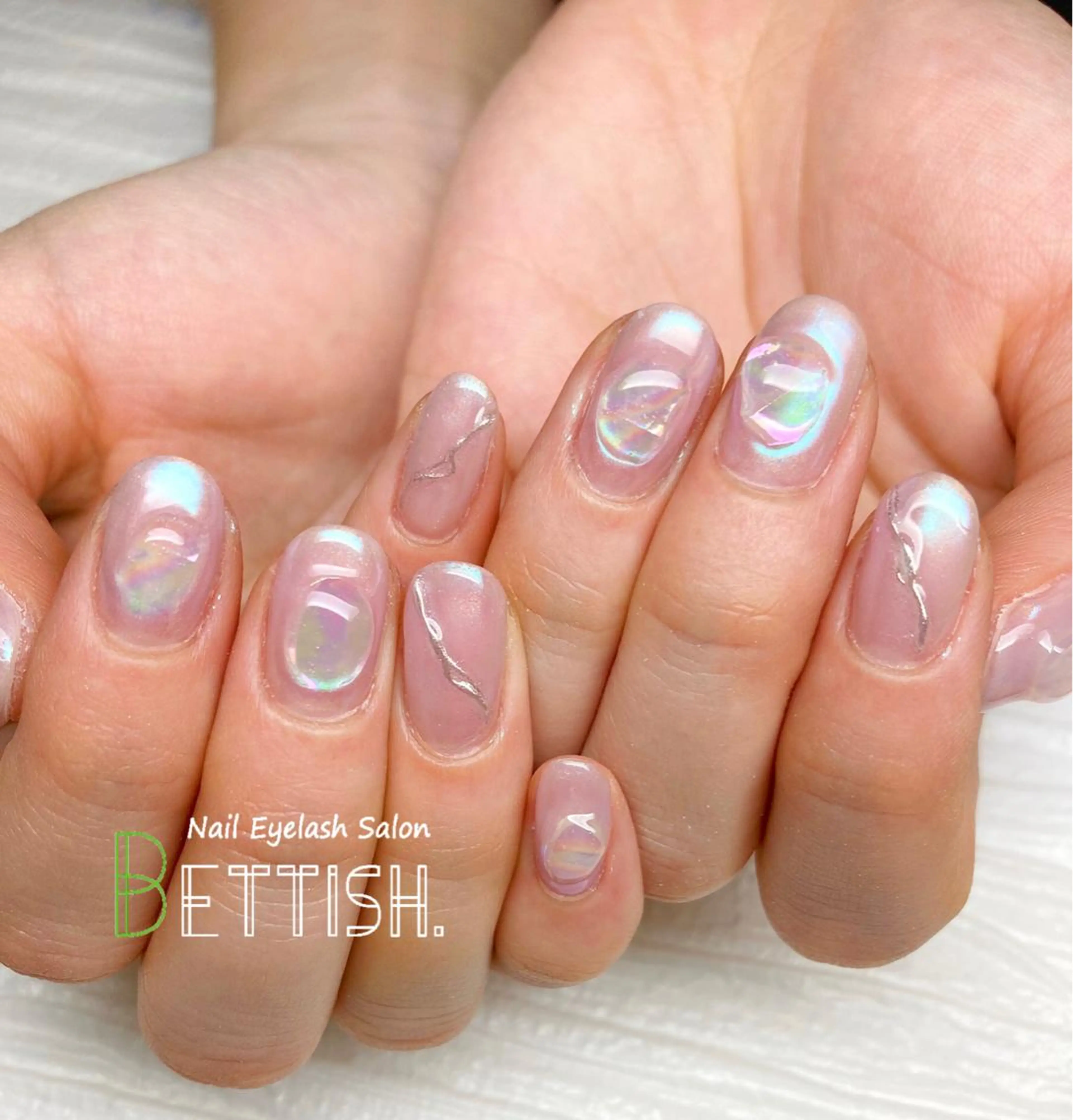 ネイル 氷ネイル・うるうるネイル BETTISH. KUMIKO☺︎︎のネイルデザイン