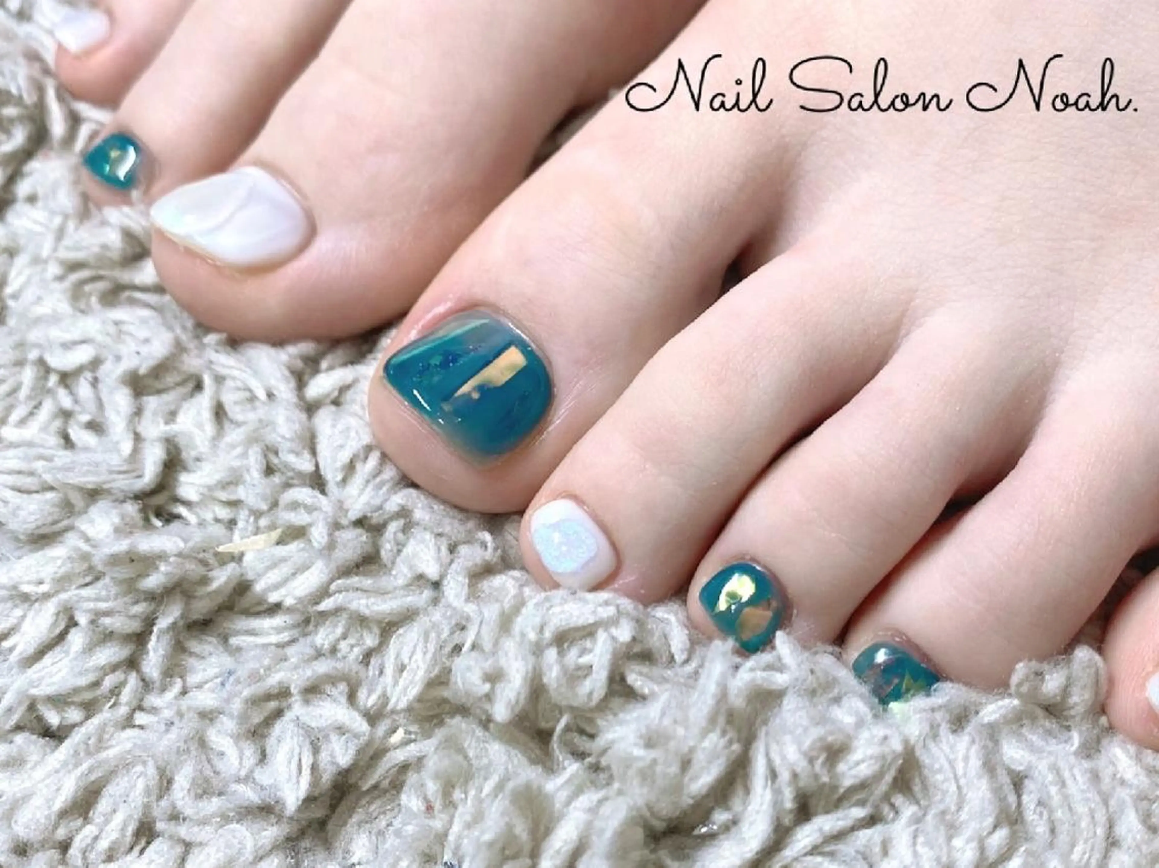 ネイル 持ち込み フットネイル Nail Salon Noah.のネイルデザイン