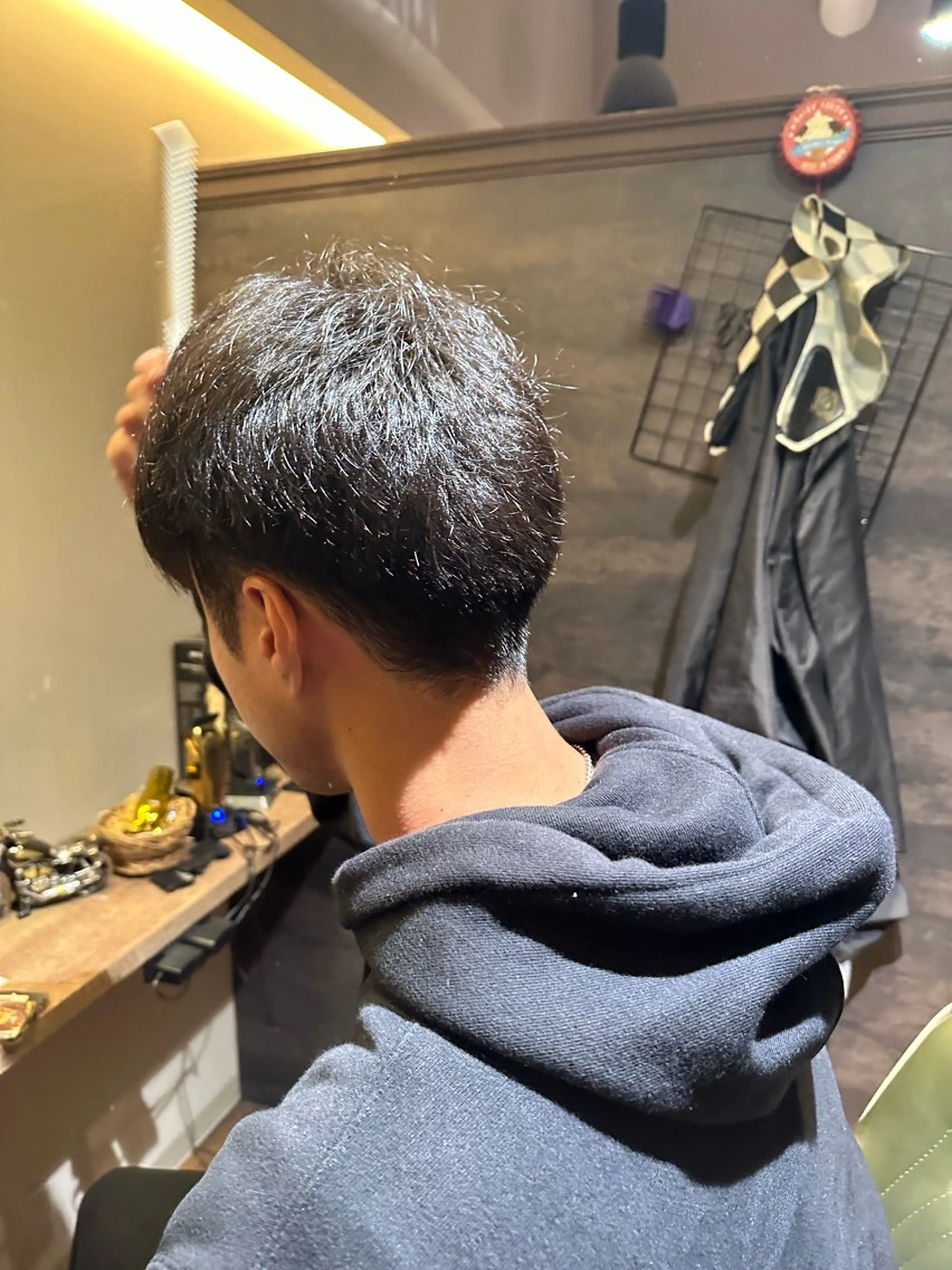 メンズ レイヤー/顔まわり/ 南草津/ゴトウのヘアスタイル