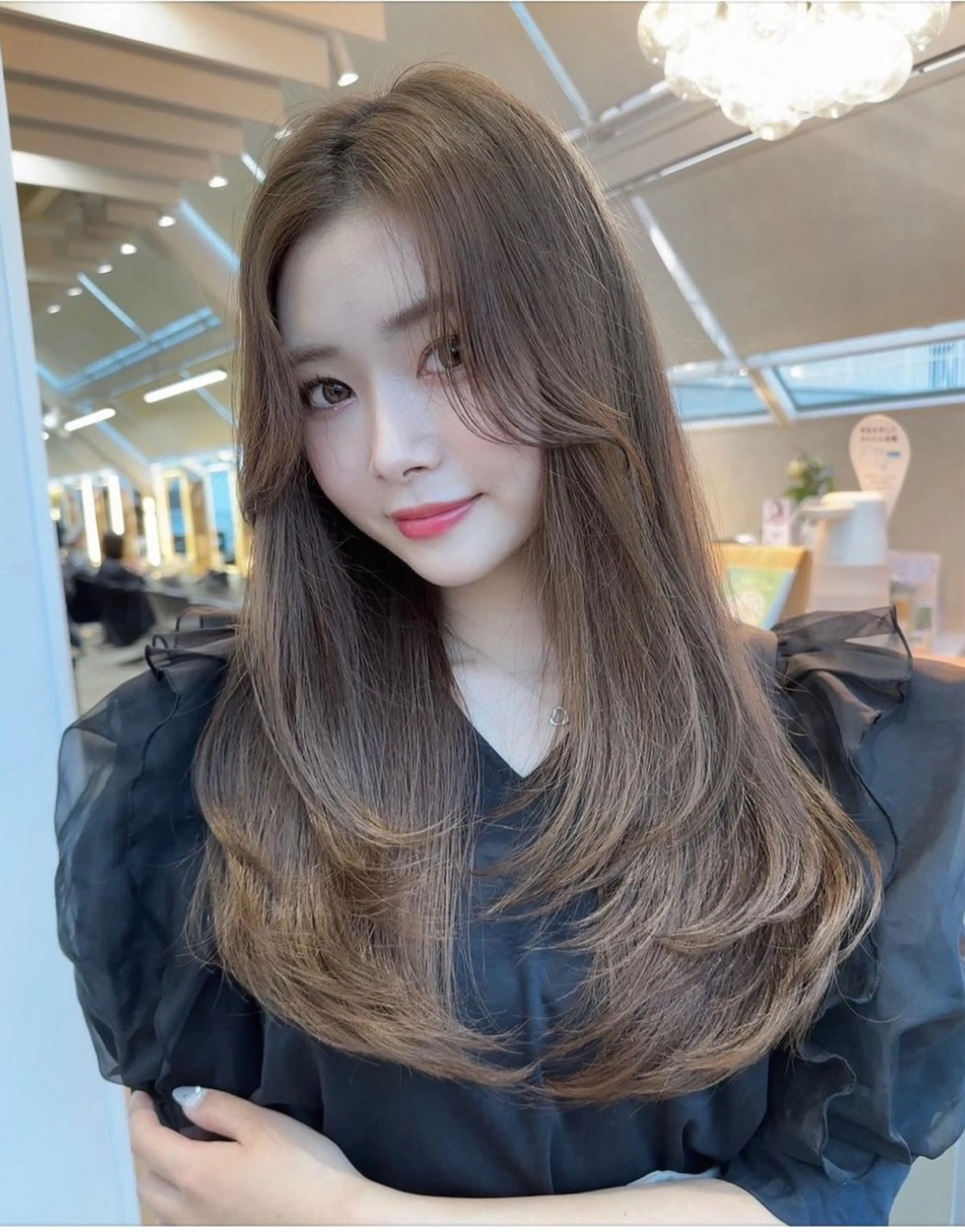 ロング カラー カット トリートメント レイヤーカット/髪質 改善/矯正🤍吉田のヘアスタイル