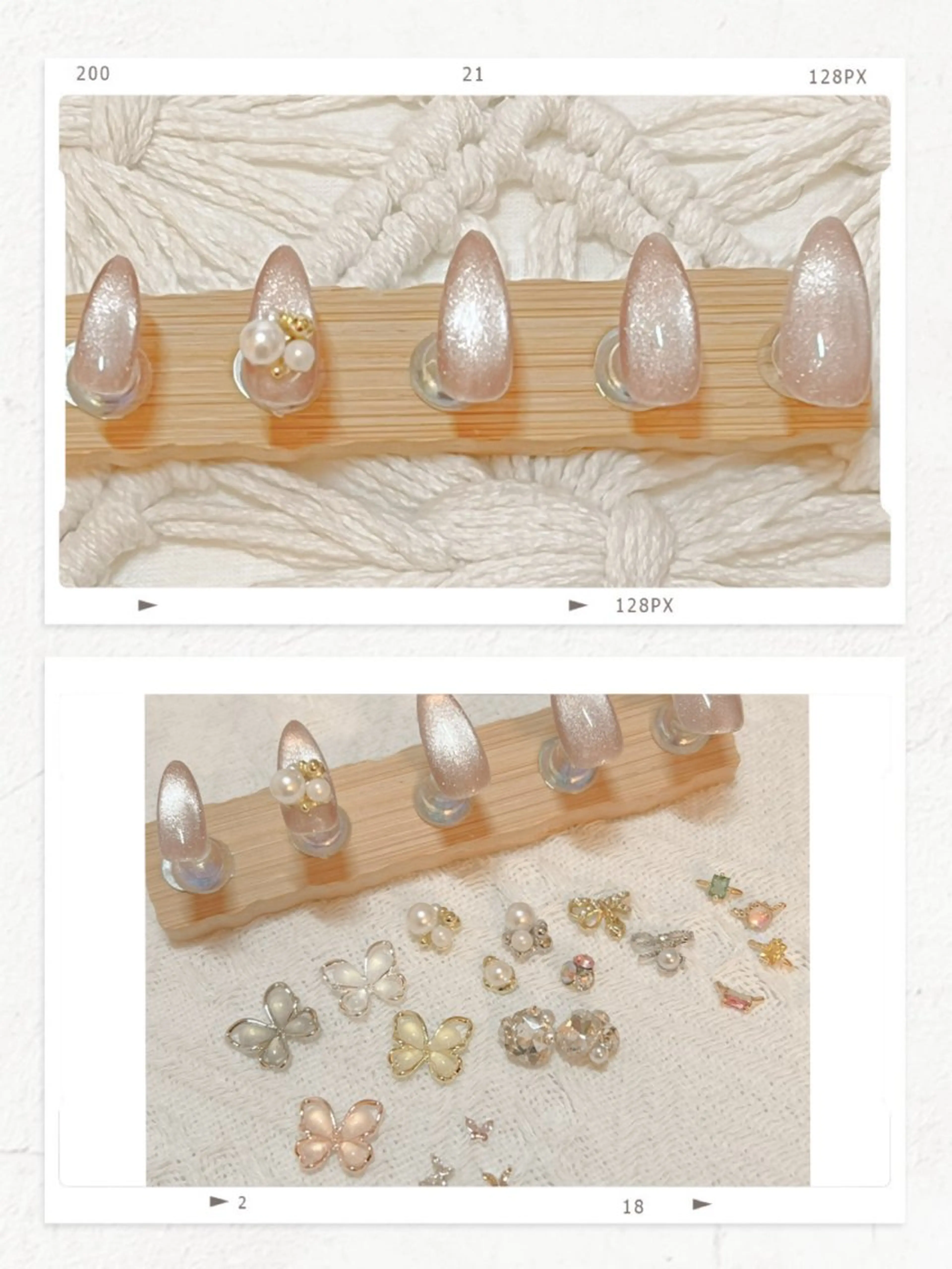 マグネットネイルワンカラーの写真