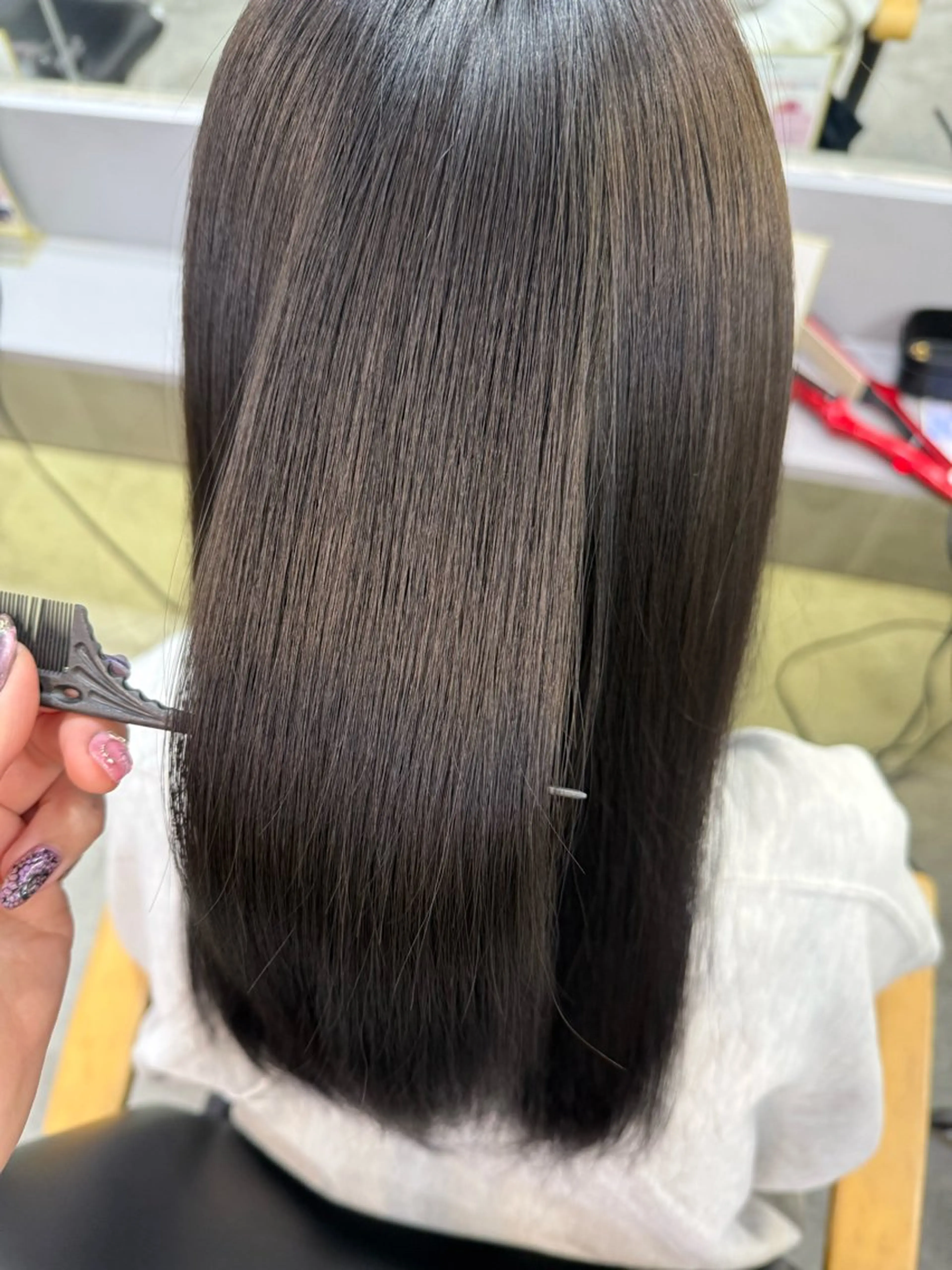 ロング 韓国風ヘア トリートメント 透明感/艶髪/ 🌷mihiro🌷のヘアスタイル