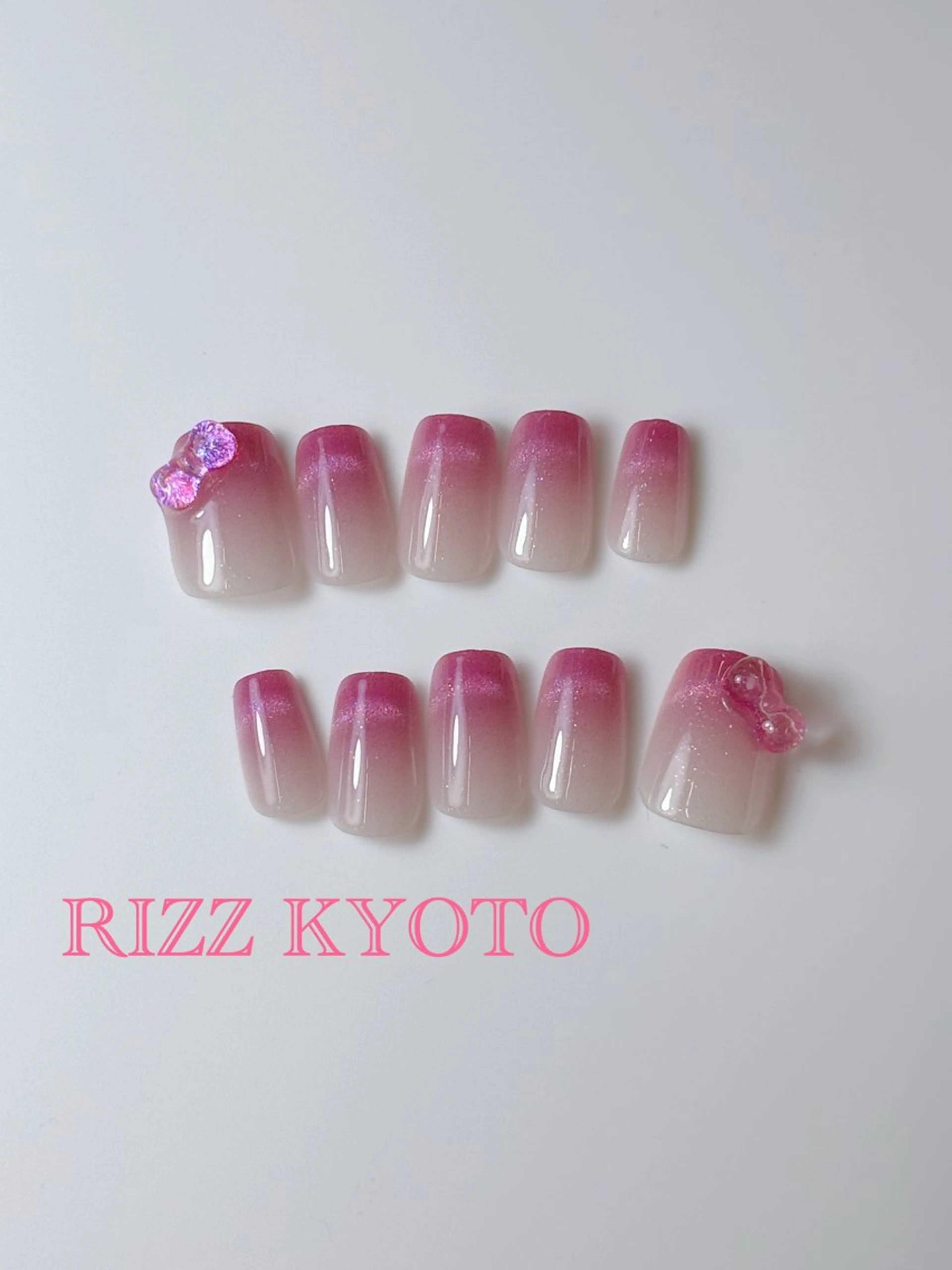 ネイル ネイルチップ ハンドネイル RIZZ KYOTO ゆうのネイルデザイン