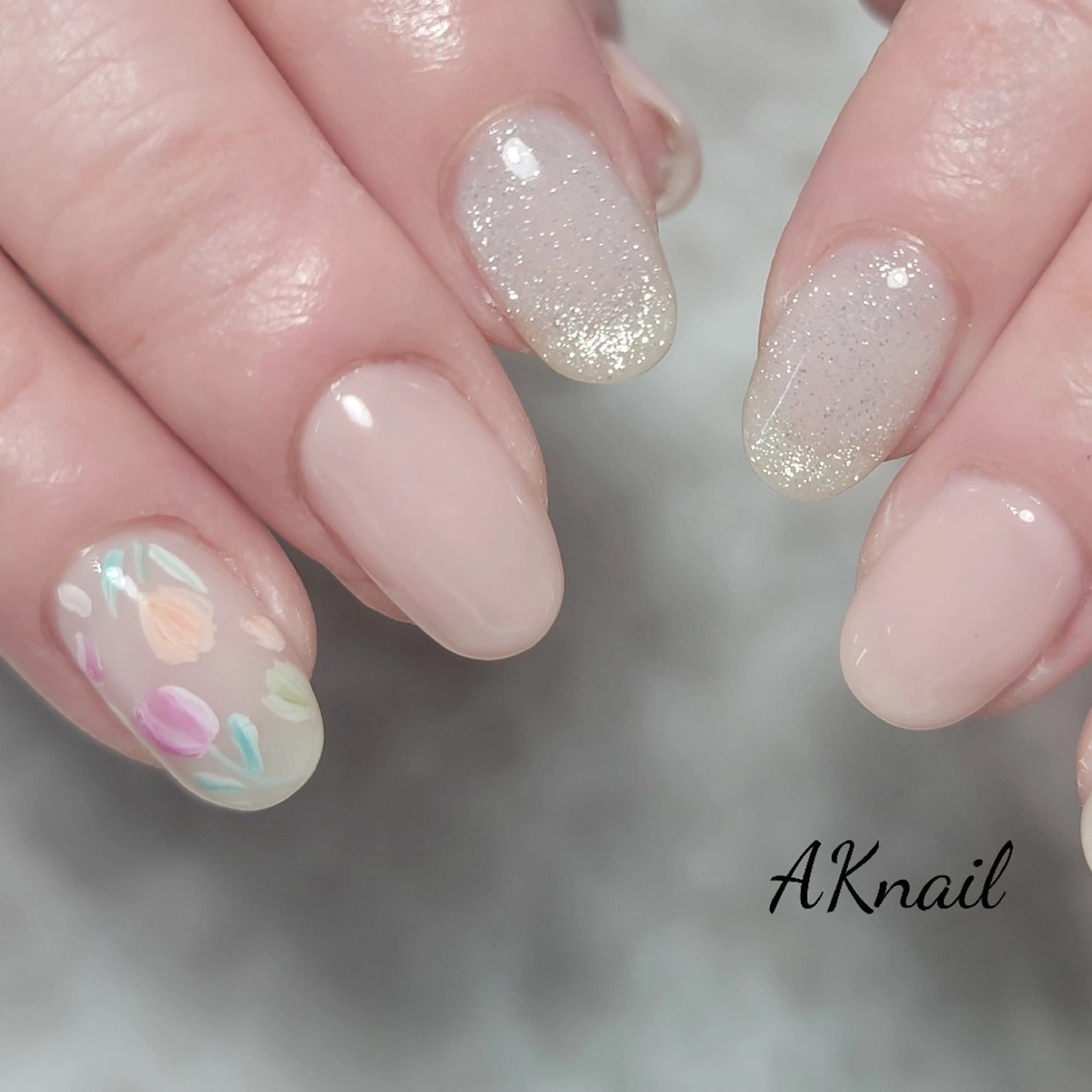ネイル ハンドネイル ネイル&巻き爪サロン 　AKnailのネイルデザイン