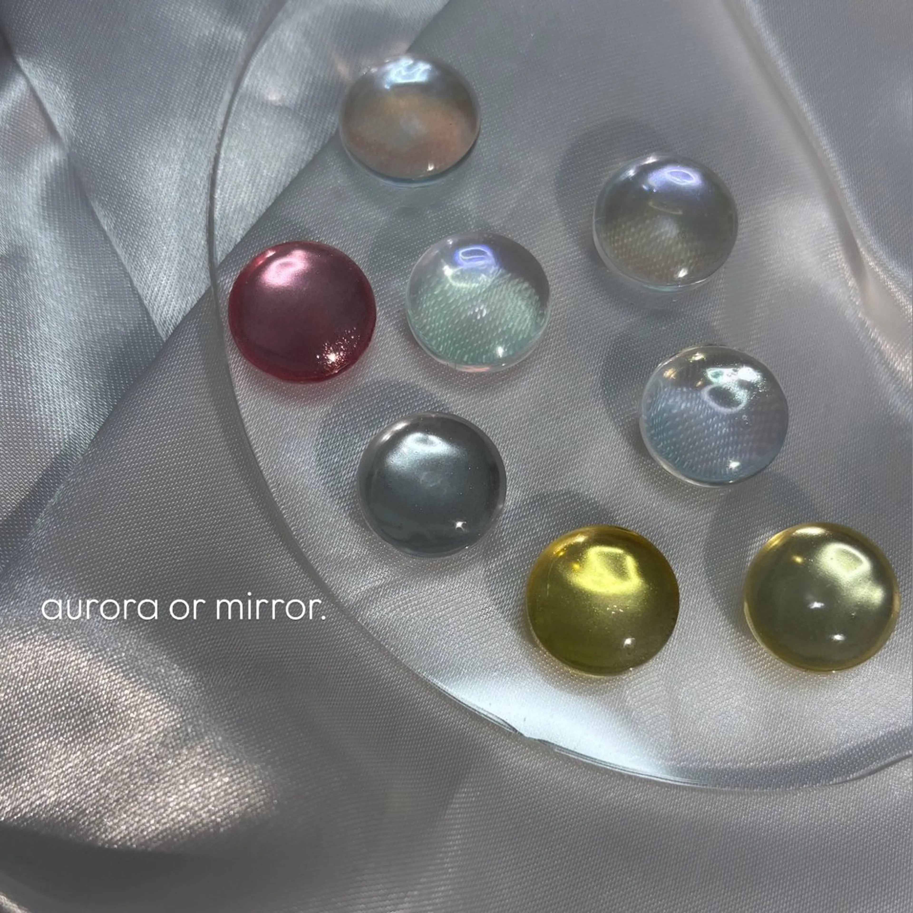 ネイル オーロラネイル ミラーネイル ハンドネイル ︎︎ ruane. ルアネのネイルデザイン