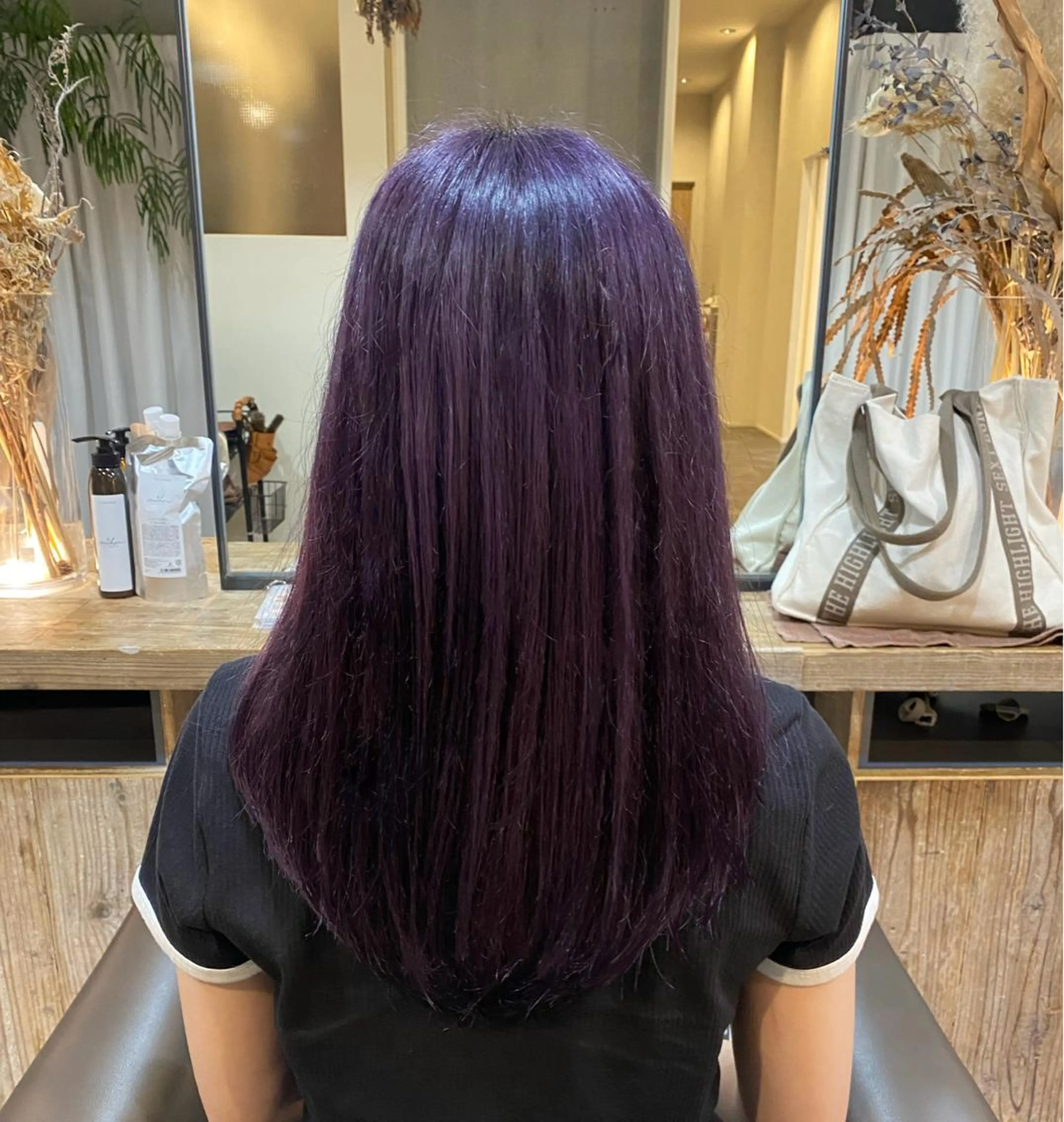 セミロング カラー ブリーチ 透明感カラー ラベンダーカラー 透明感カラー /Kanon️🫧のヘアスタイル