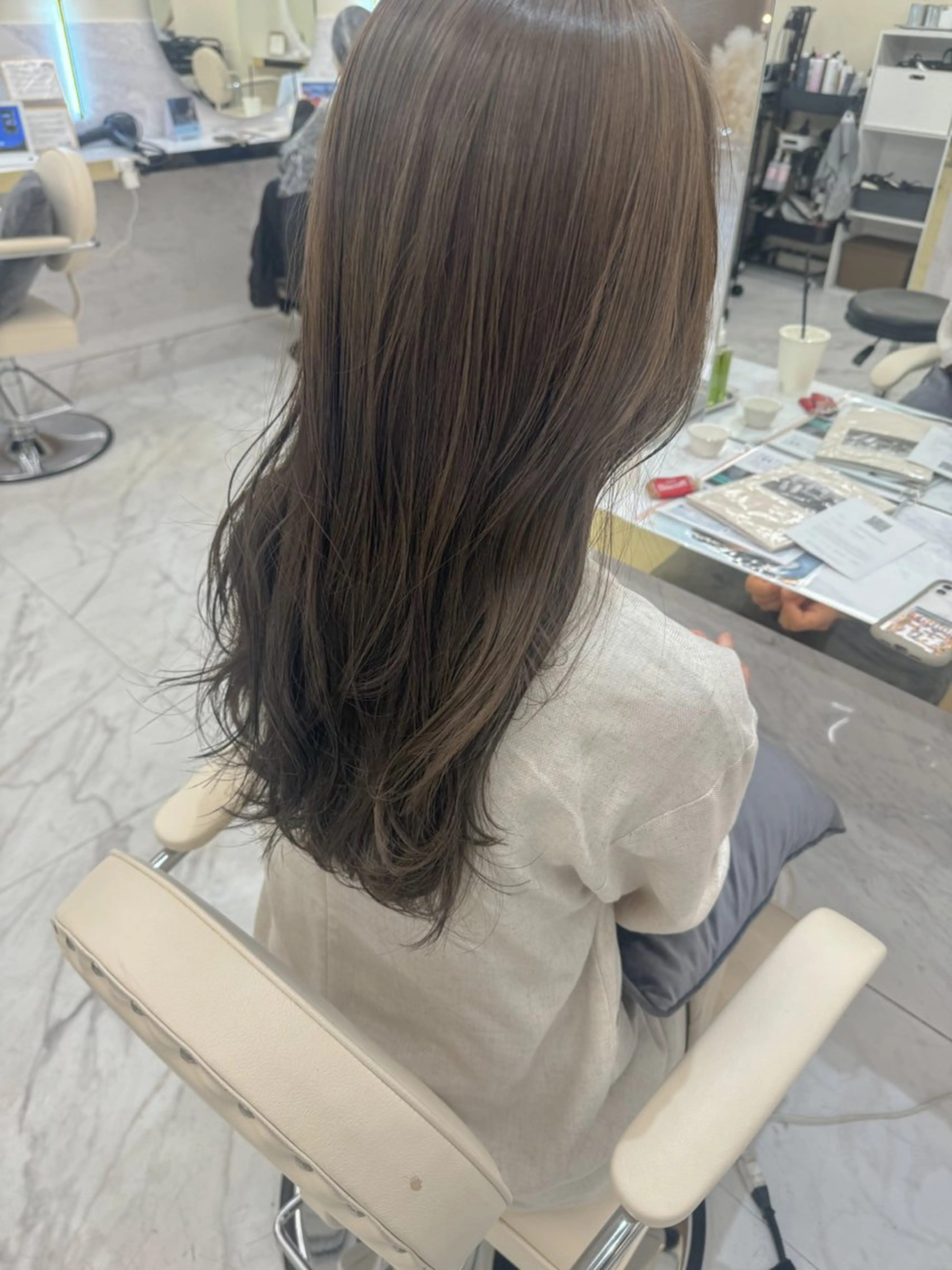 ロング カット ヘアカラー トリートメント シンタニナオト /梅田茶屋町のヘアスタイル