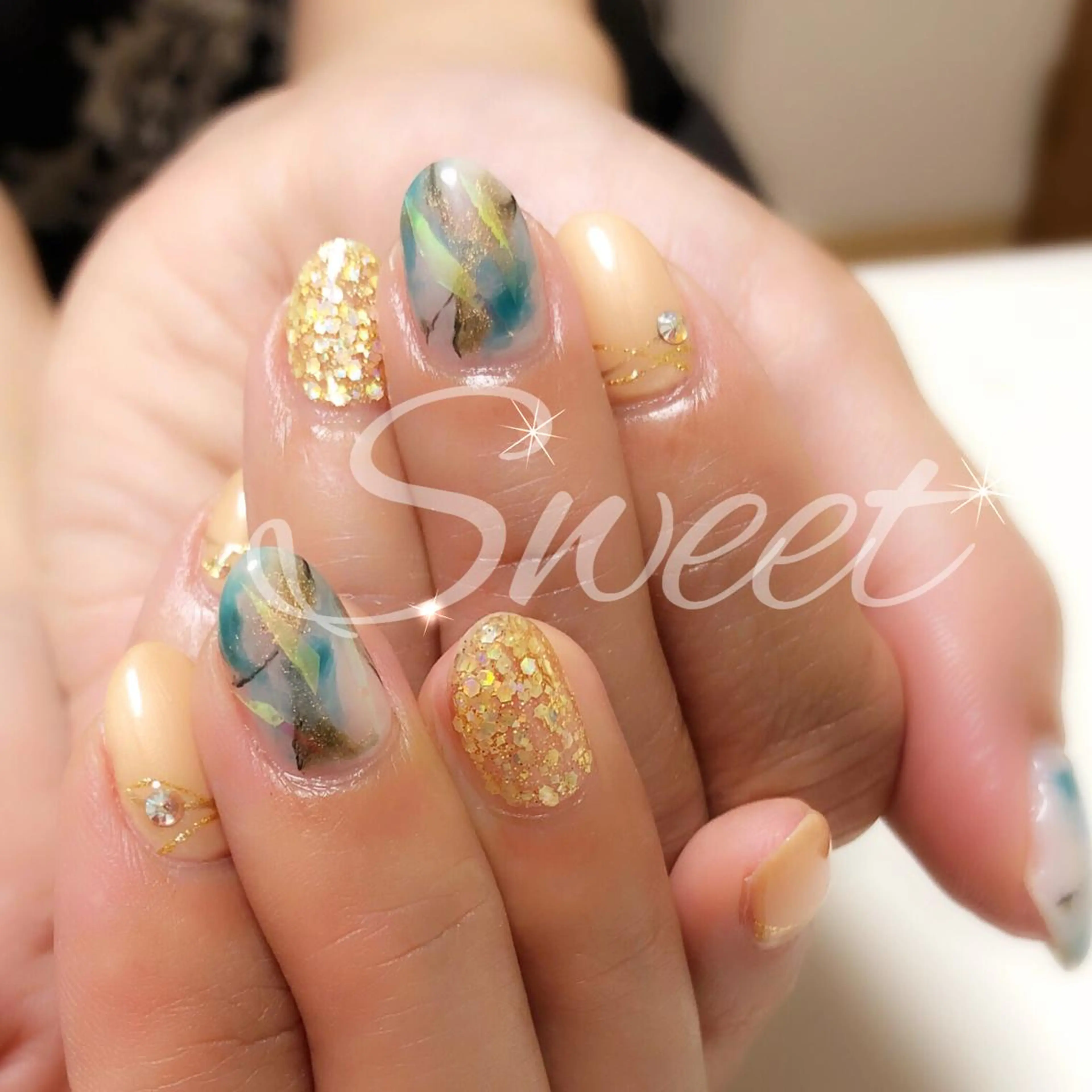 ネイル ハンドネイル sweet 仲野陽子のネイルデザイン