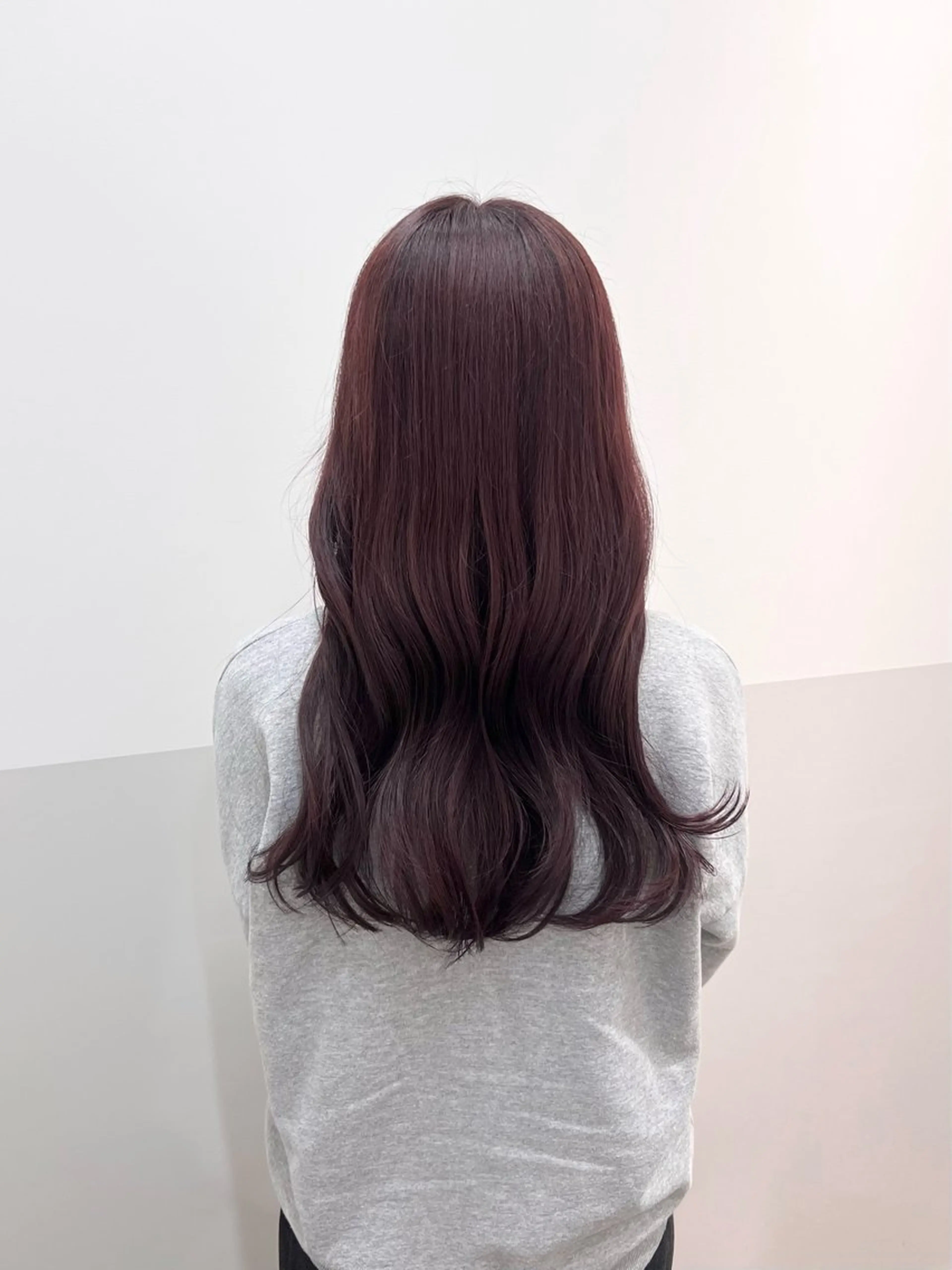 ロング 韓国風ヘア ヘアカラー トリートメント SALOWIN川崎所属・似合わせレイヤー/ 美髪縮毛矯正/ミナエのヘアスタイル