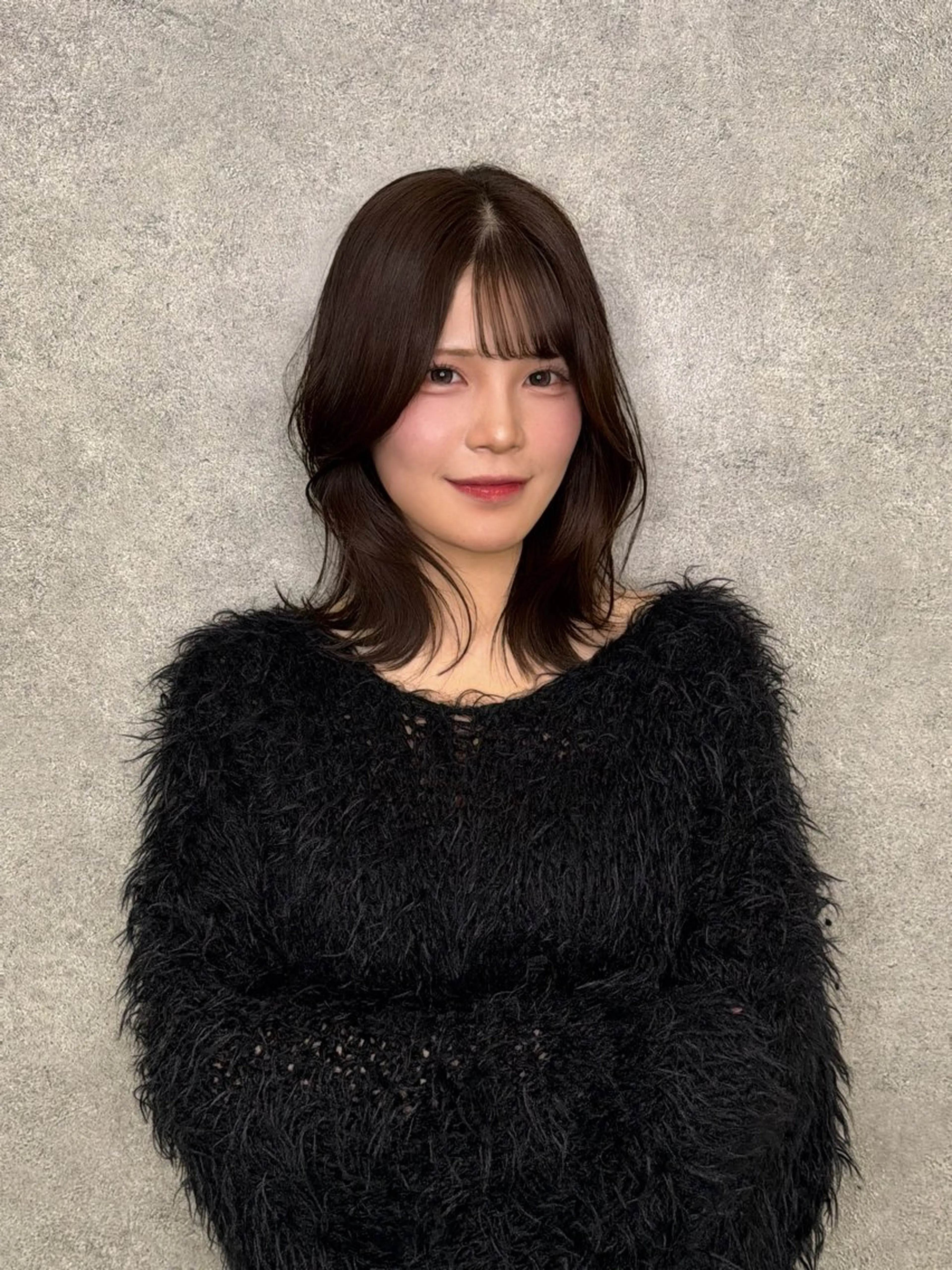 ミディアム カラー ヘアカラー 大名/透明感カラー/ 中明度カラー/徹平のヘアスタイル