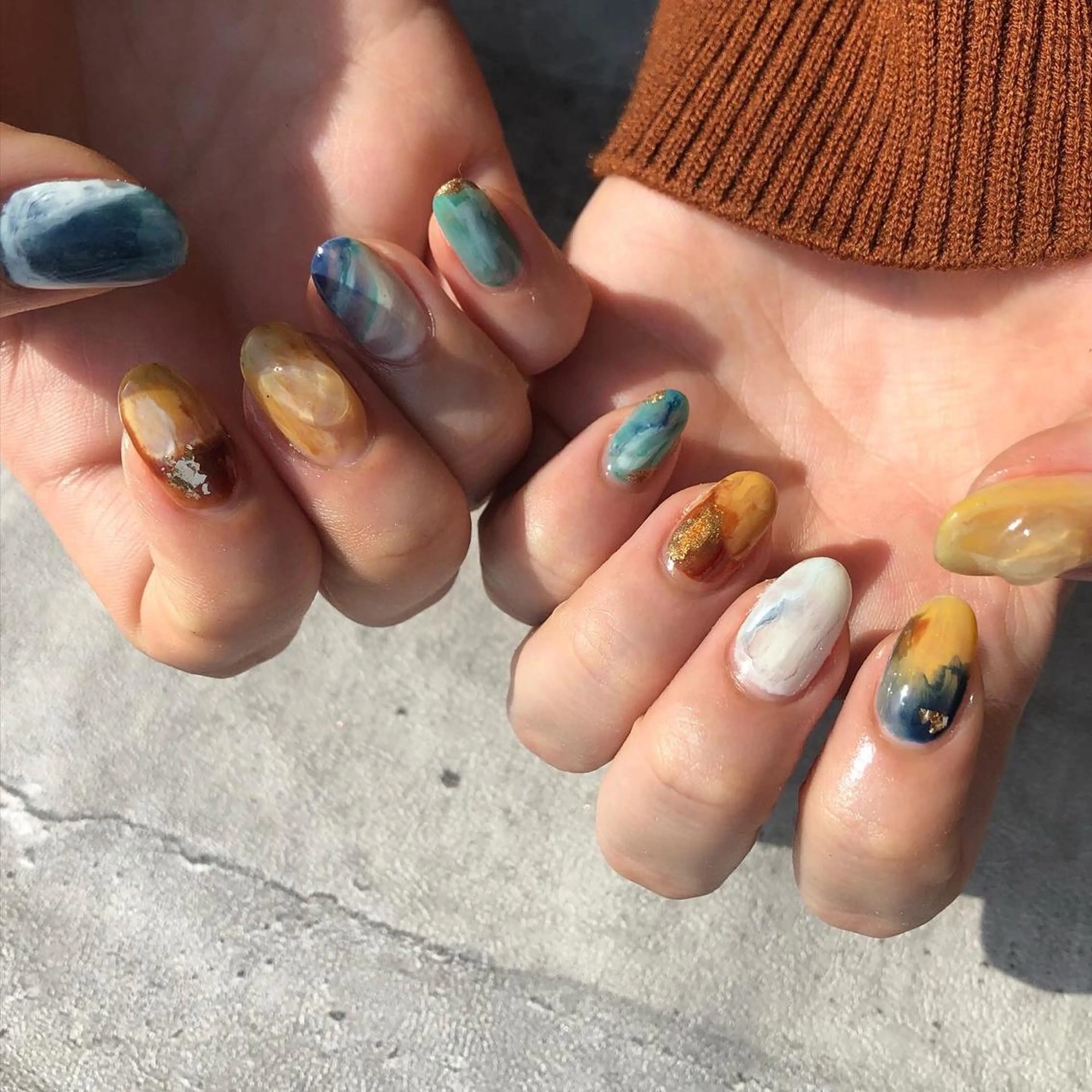 ネイル ニュアンスネイル ハンドネイル casita（カシータ）所属・thrush nailsのネイルデザイン