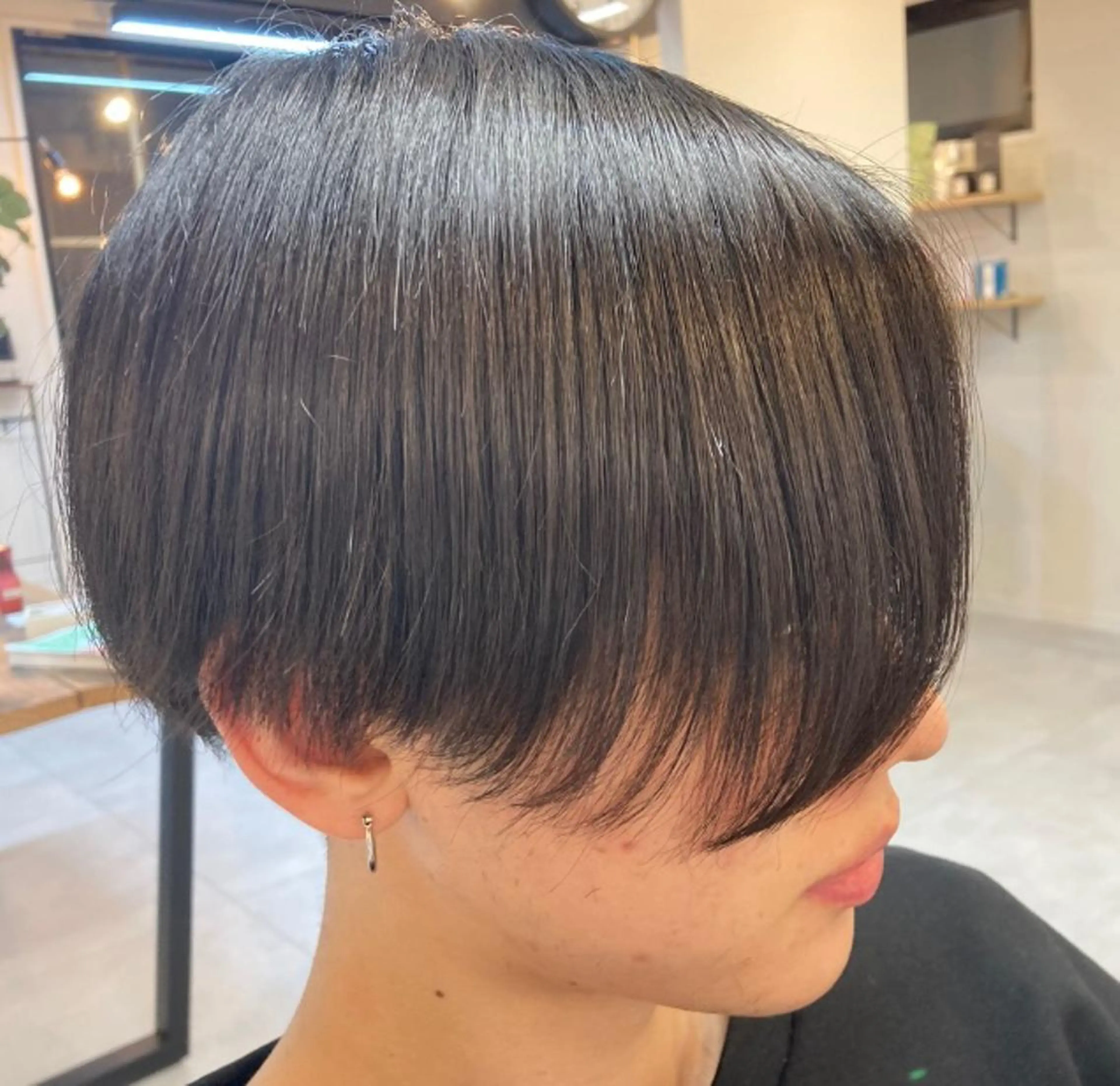 ショート 縮毛矯正 縮毛矯正 三浦 寛都のヘアスタイル