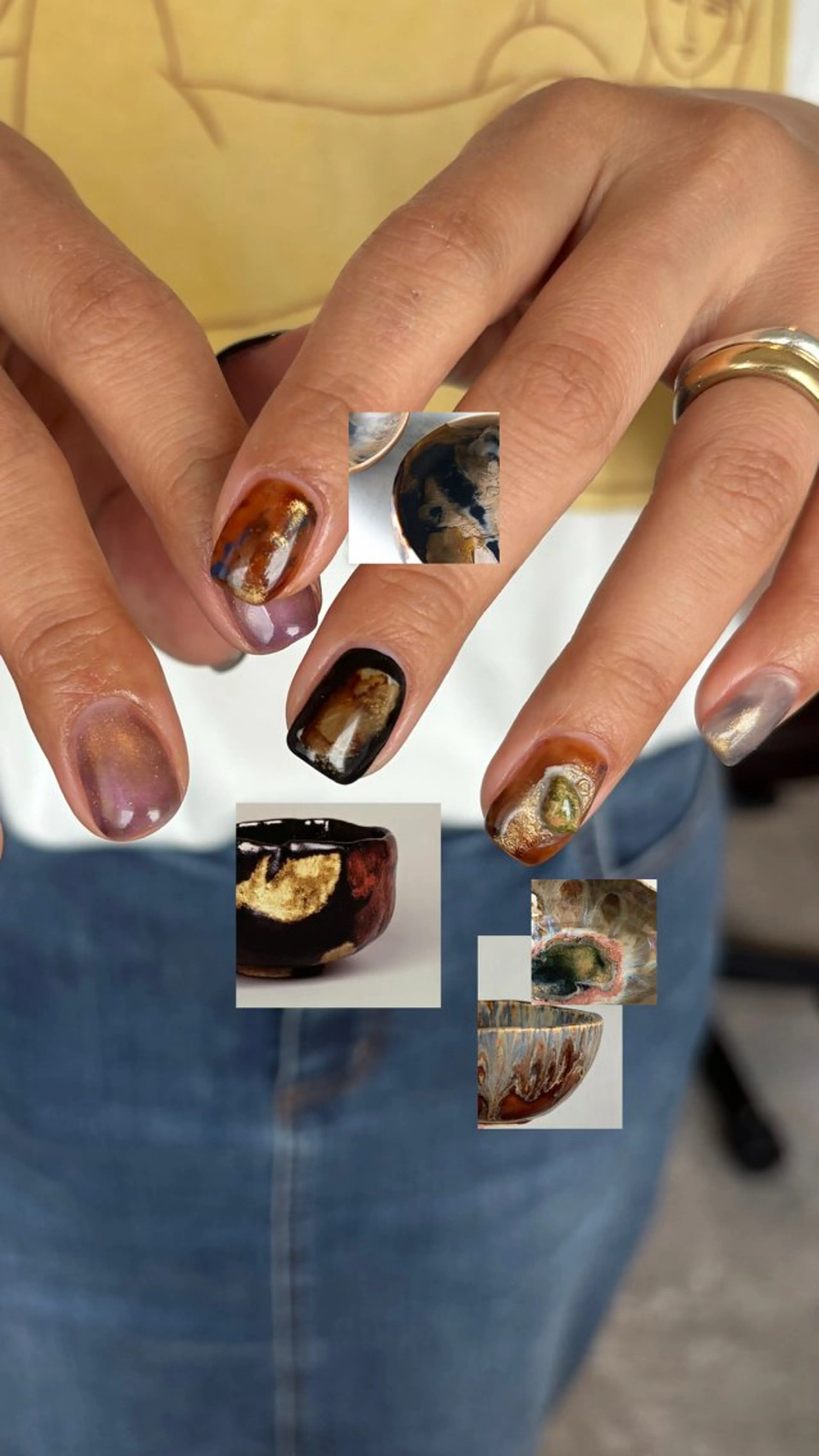 ネイル ハンドネイル 【新宿三丁目】 もえNoël🎨🤍のネイルデザイン