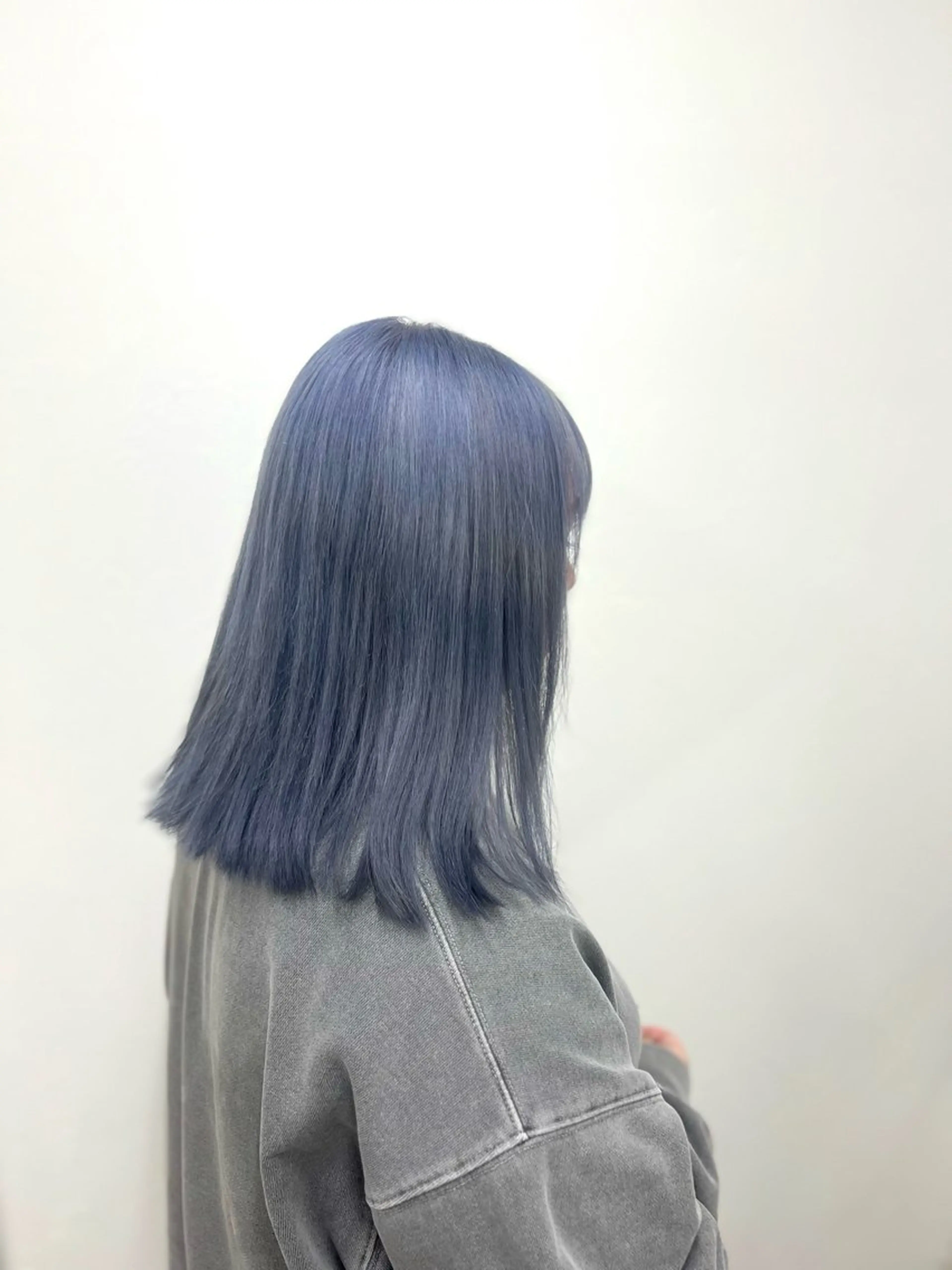 ミディアム カラー ヘアカラー 等々力 唯奈のヘアスタイル