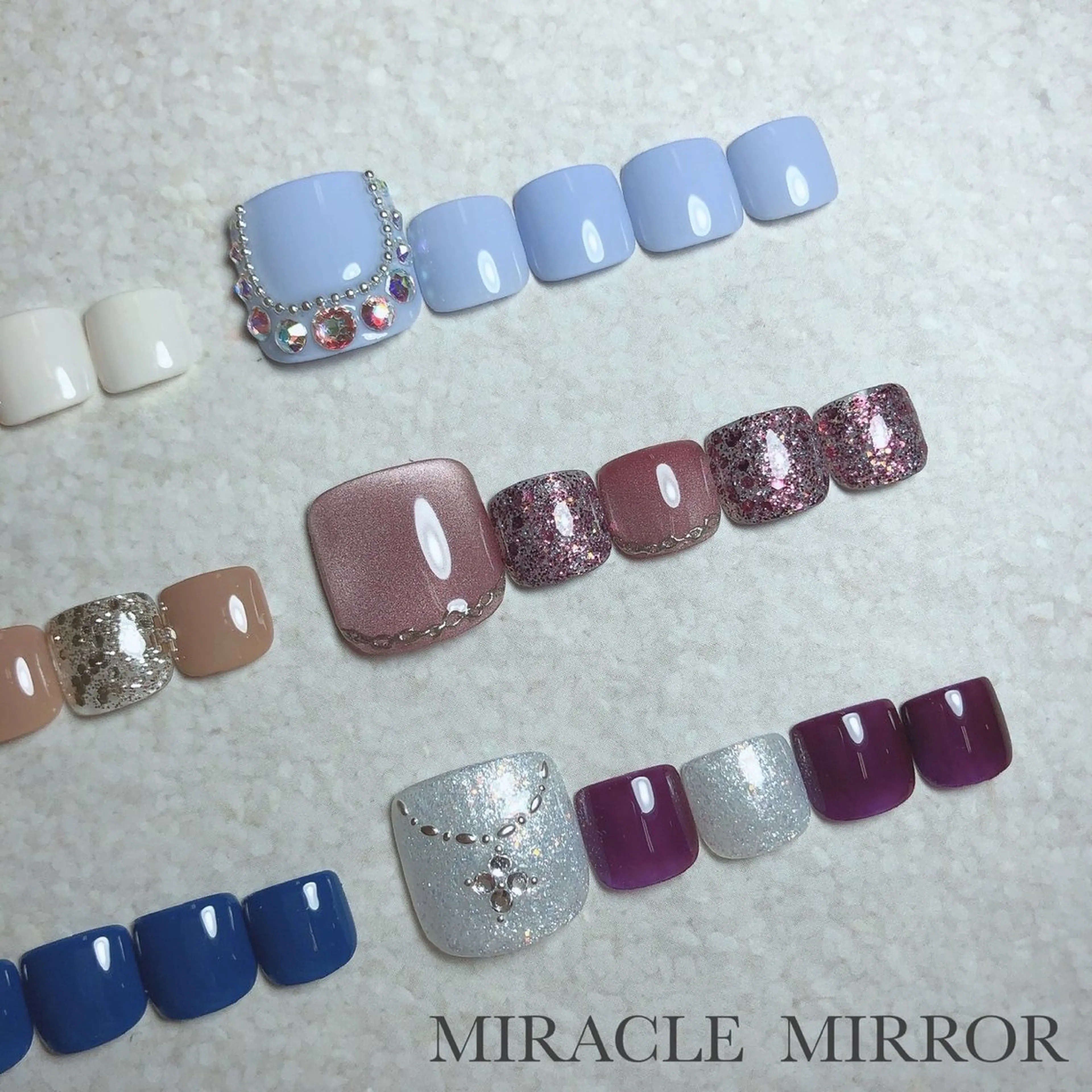 ネイル ミラクルミラー 町野のネイルデザイン