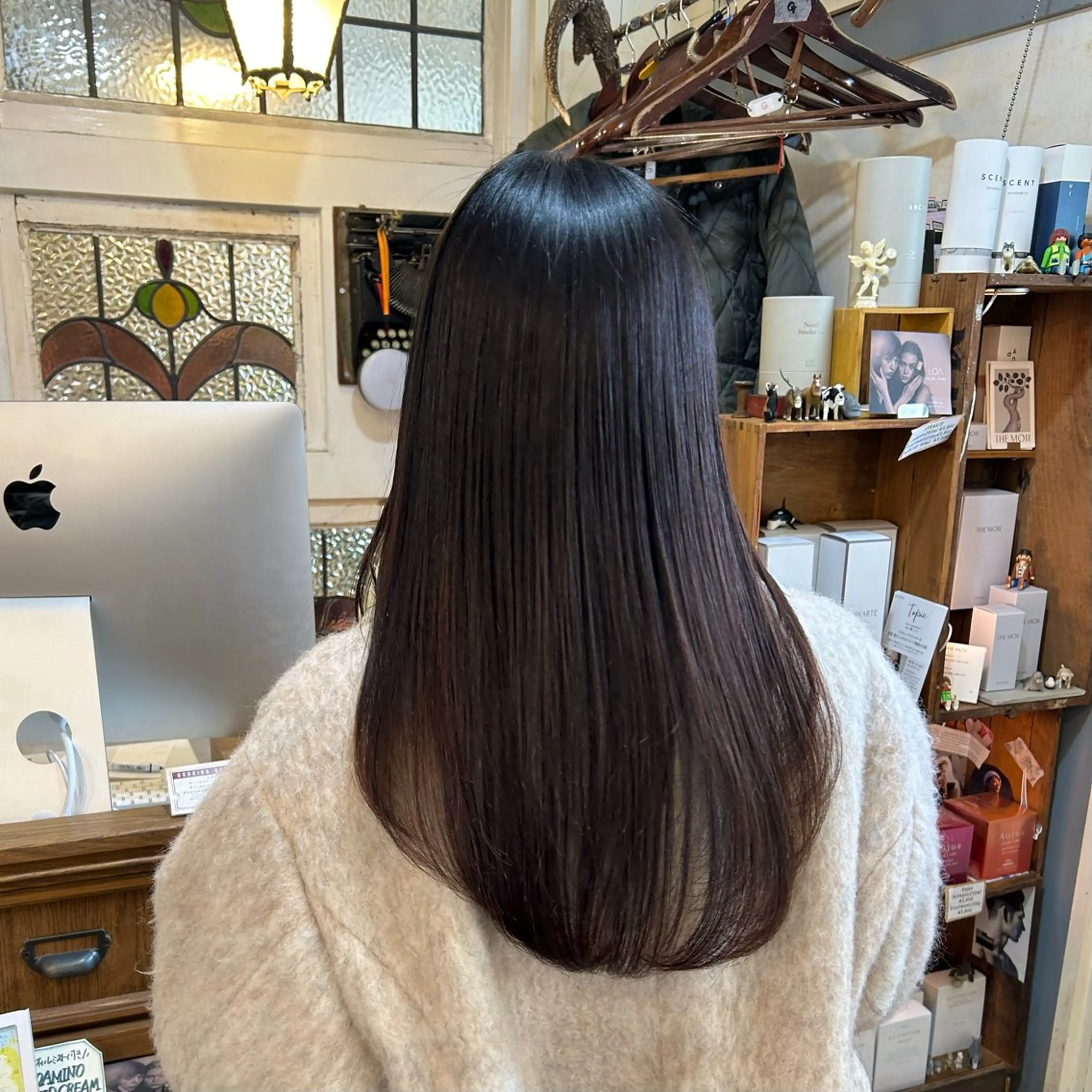 セミロング 髪質改善 トリートメント カット トリートメント ヘッドスパ BRITS 渡辺 菜々子のヘアスタイル