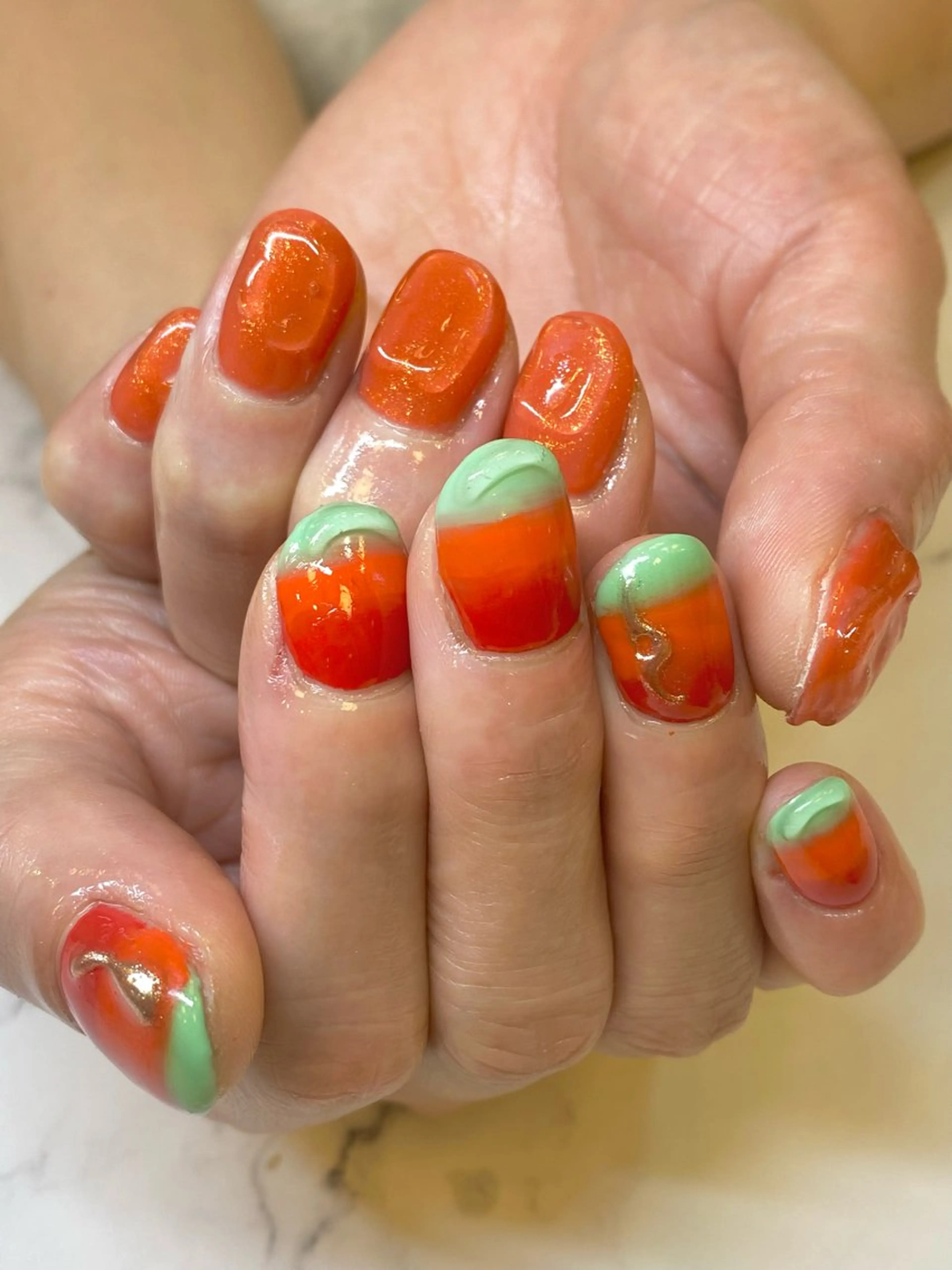 ネイル 岩﨑 香寿江のネイルデザイン