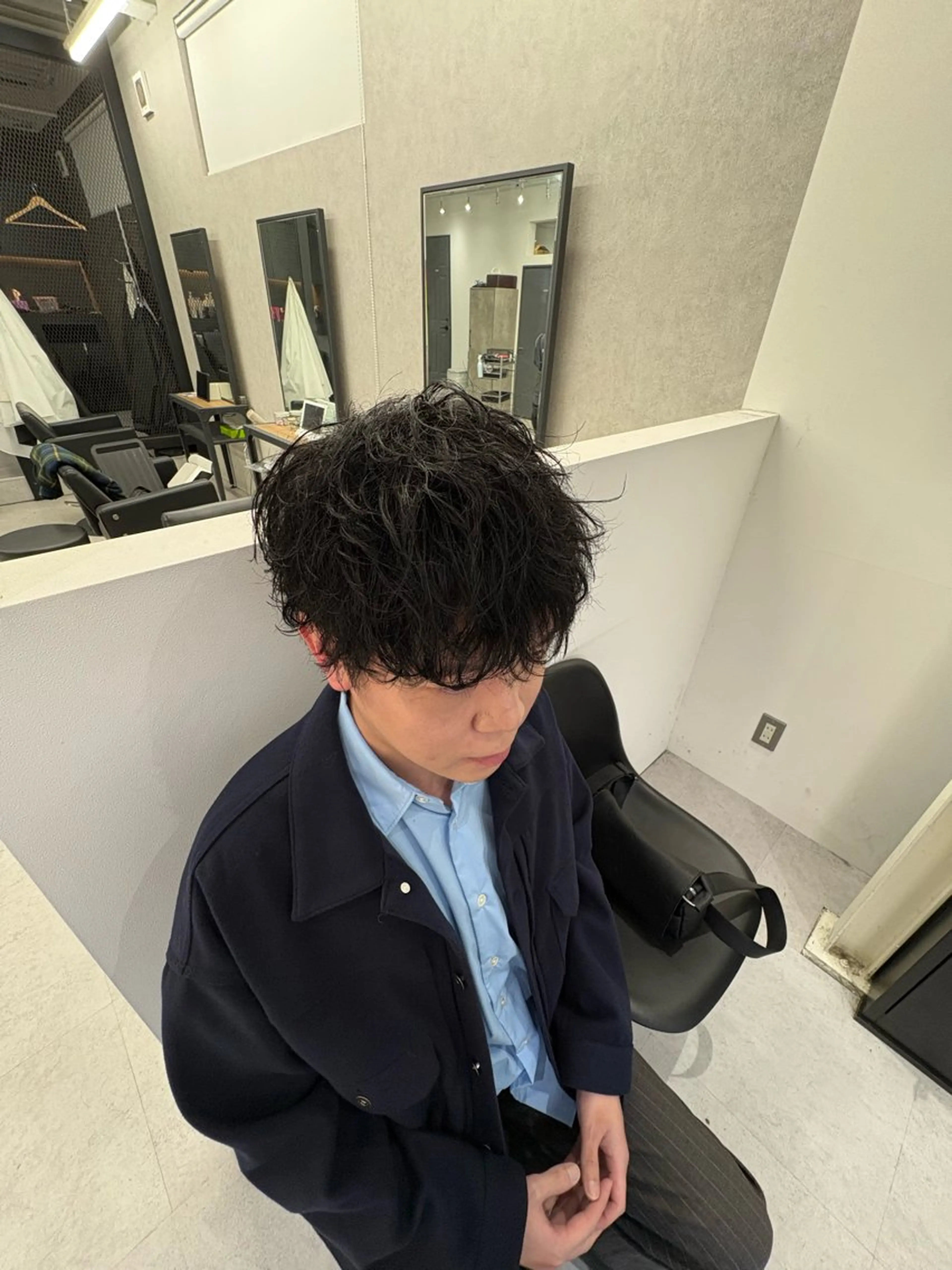 パーマ 大森 廉のヘアスタイル